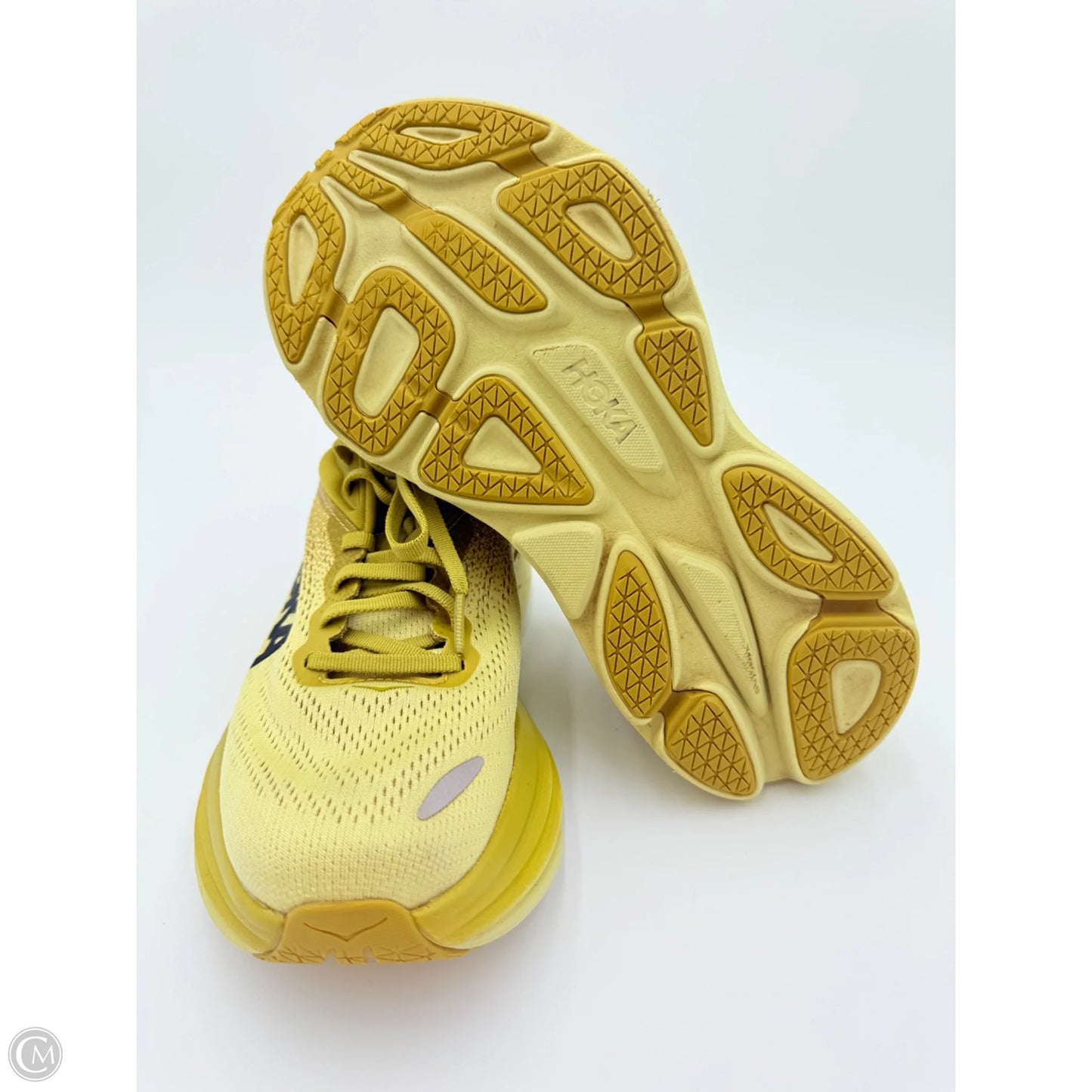 Shoes Athletic By Hoka In Yellow, Size: 9
