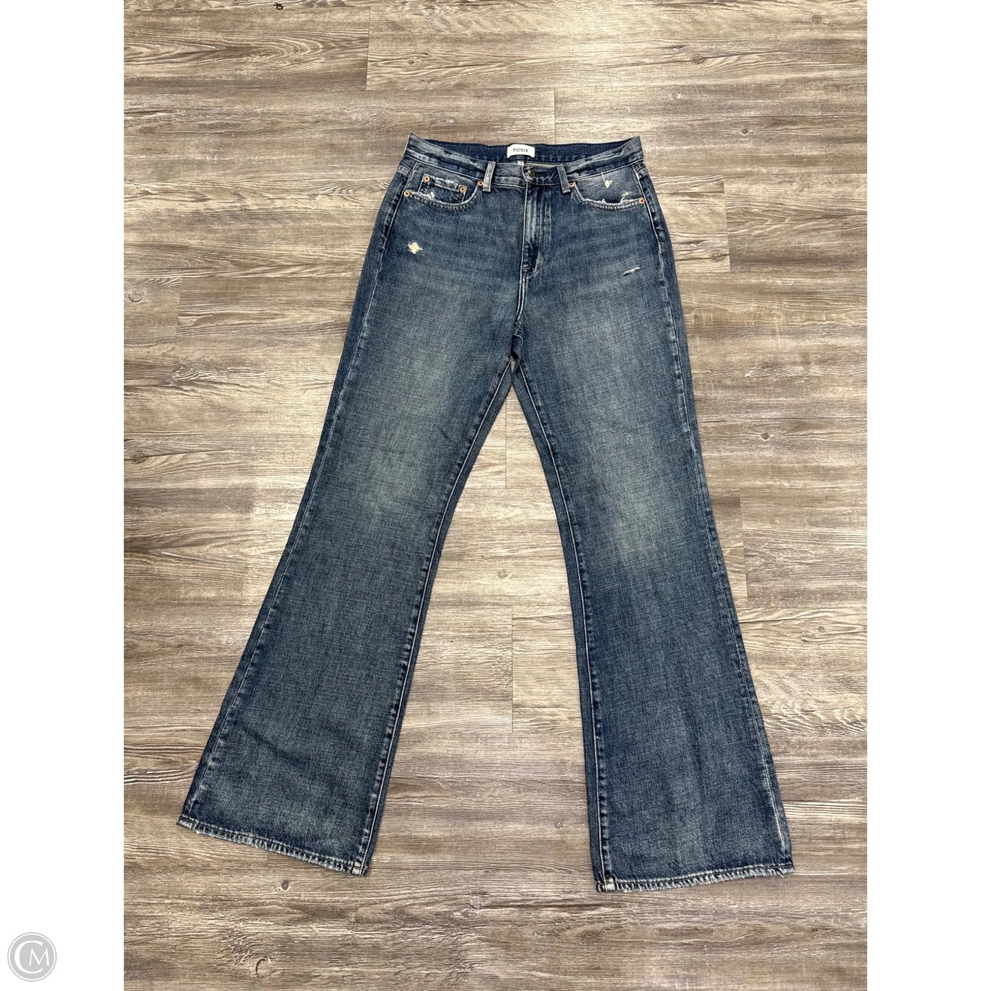 Jeans Boot Cut By Pistola In Blue Denim, Size: 8
