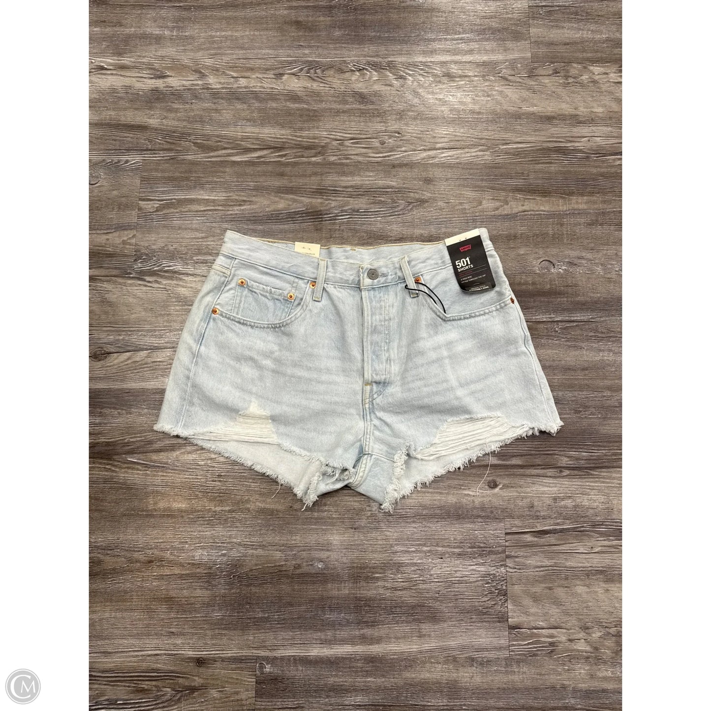 Shorts By Levis In Blue Denim, Size: 10