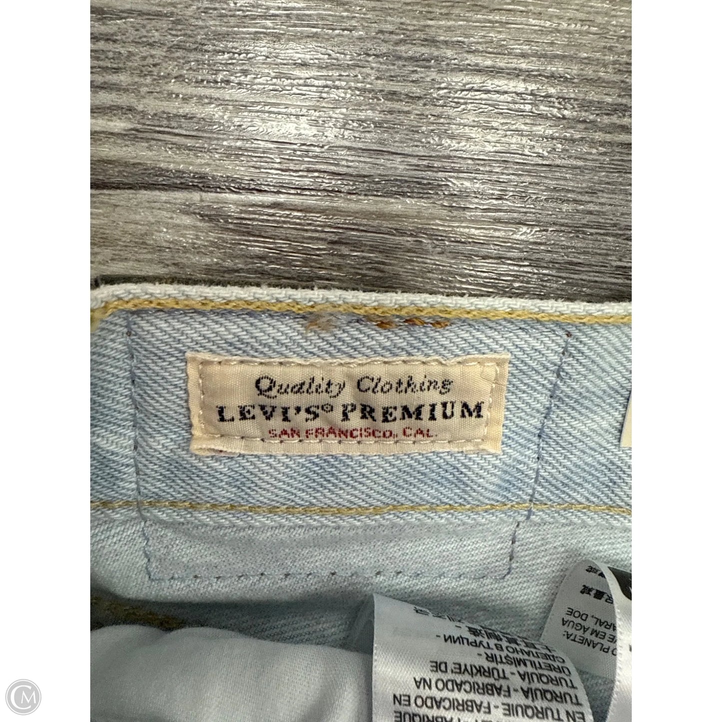 Shorts By Levis In Blue Denim, Size: 10