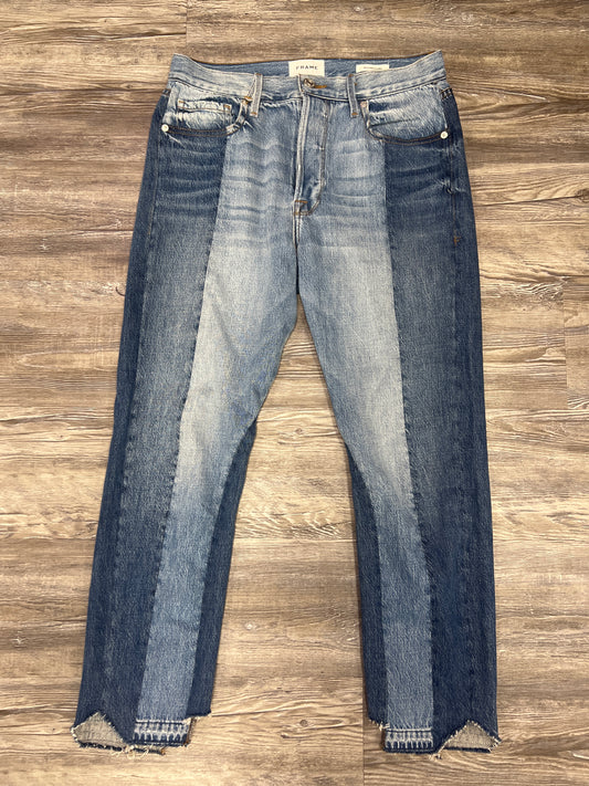 Blue Denim Jeans Designer Frame, Size 4
