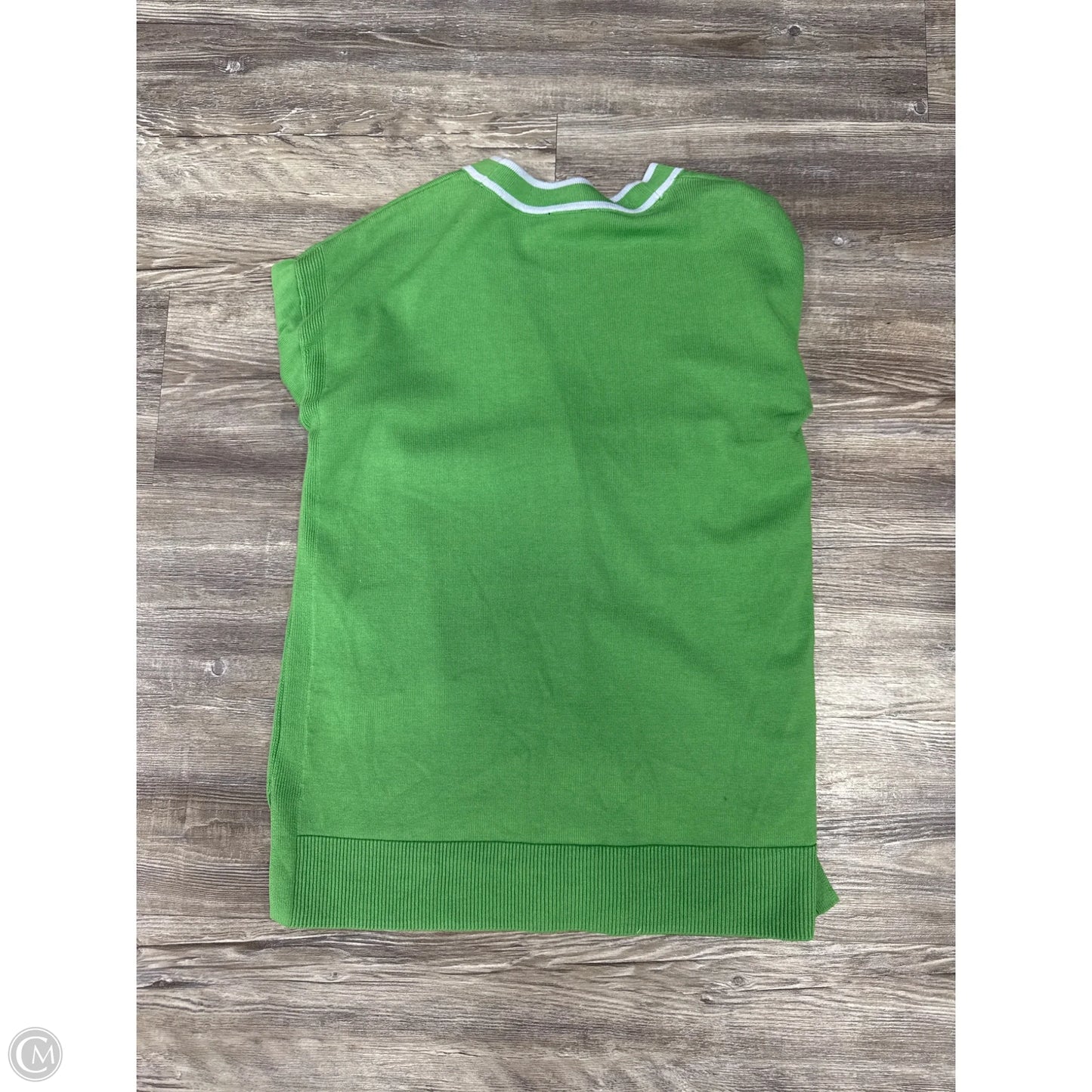 Sweater Cardigan By Talbots In Green, Size: Petite M