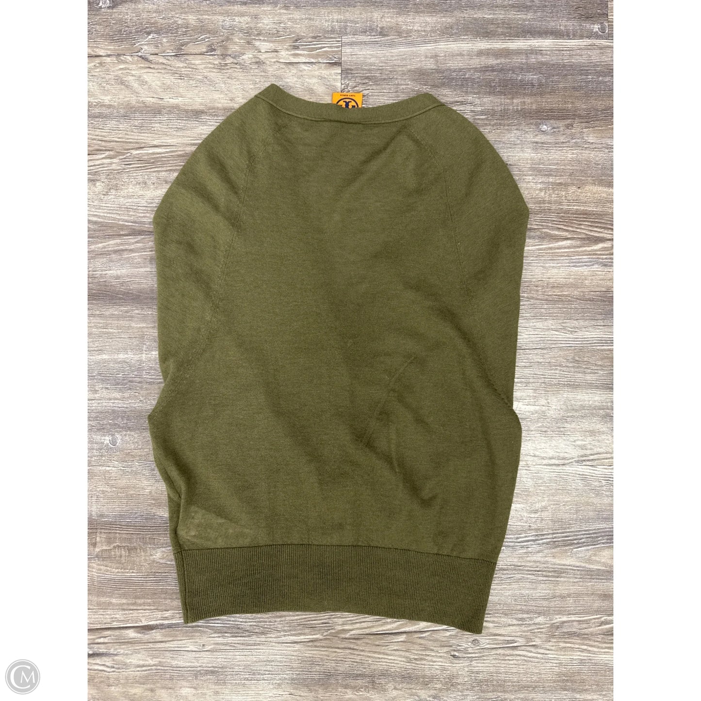 Sweater Cardigan Cashmere By Tory Burch In Green, Size: M