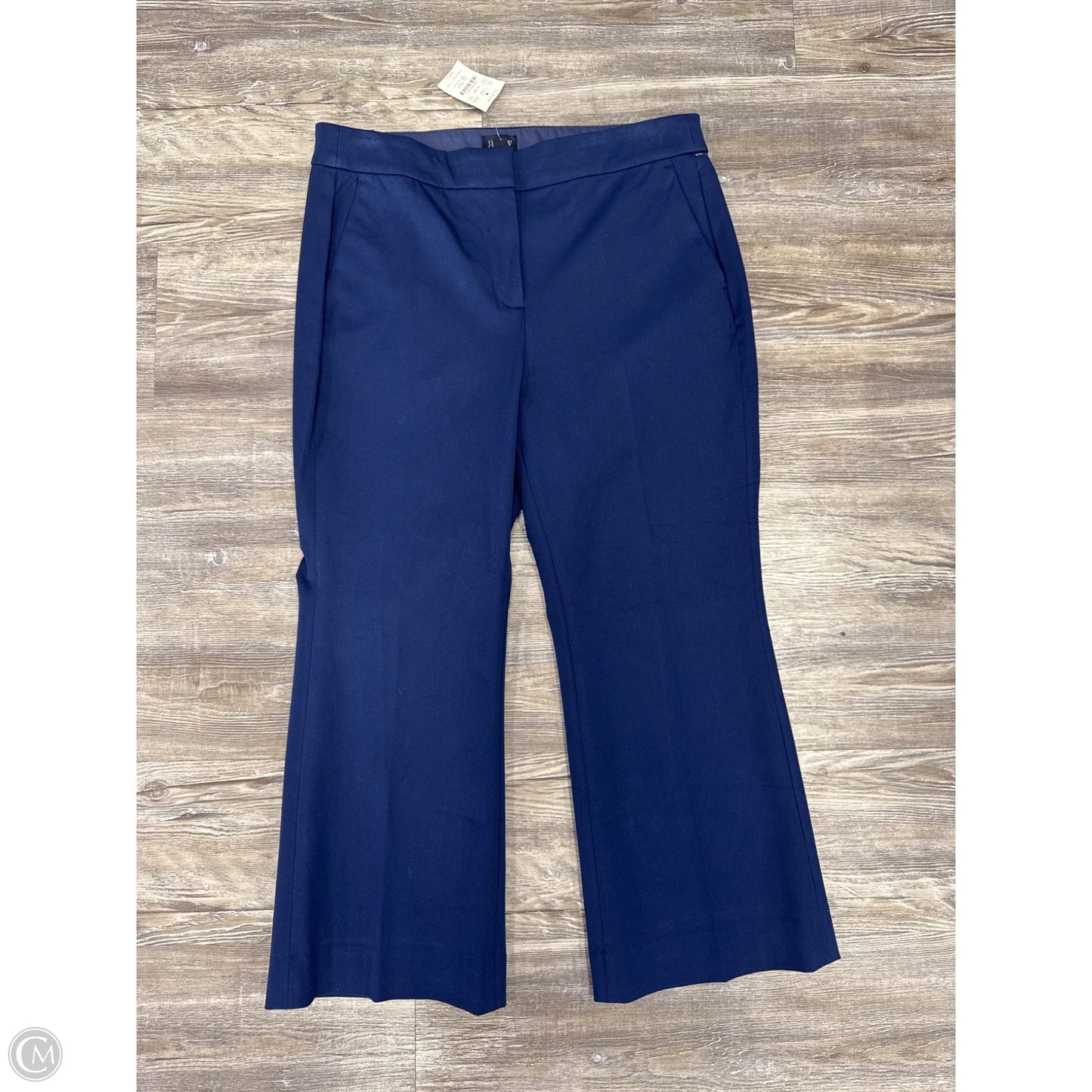 Pants Cropped By J. Crew In Navy, Size: 12p