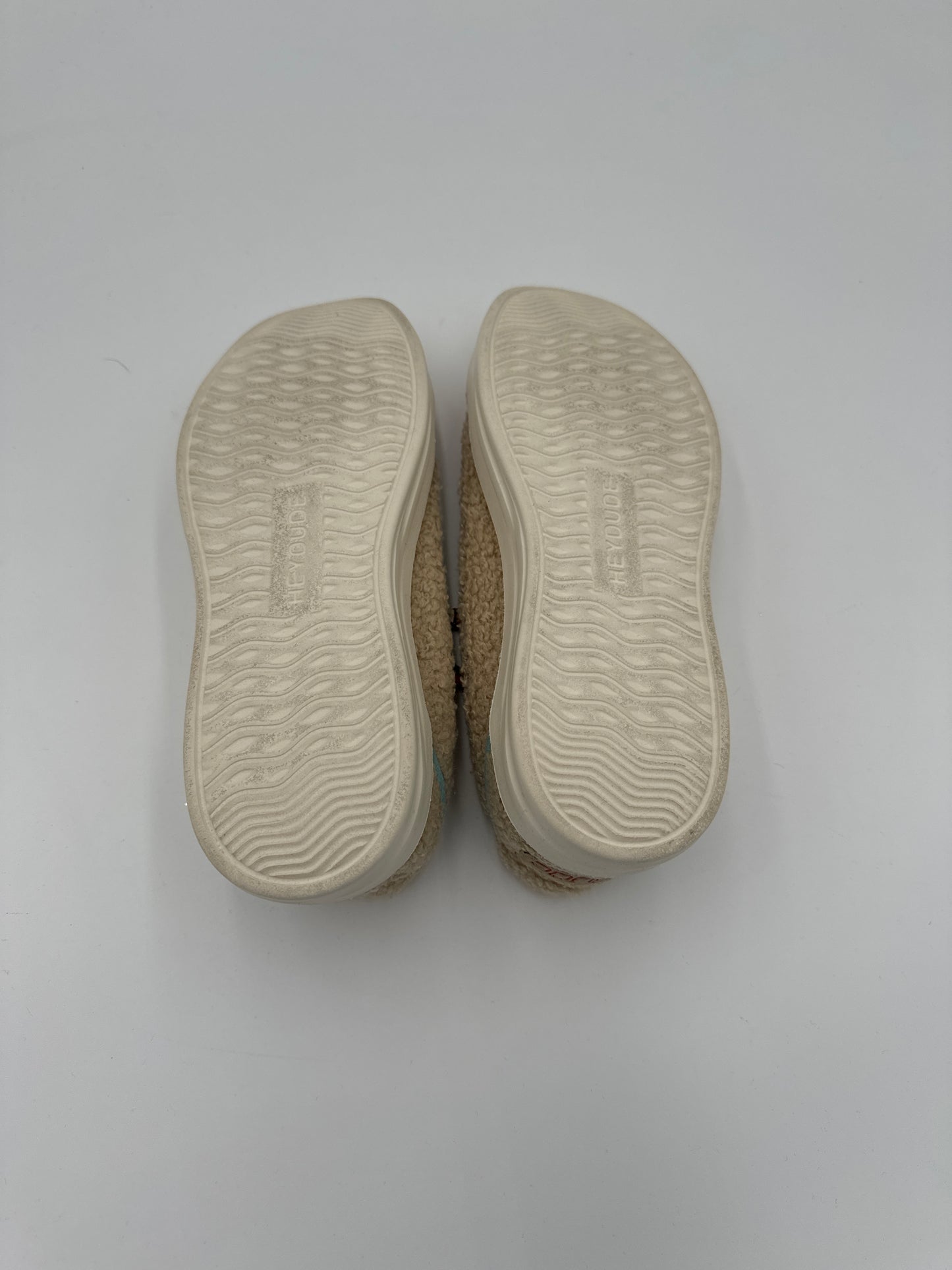 Shoes Sneakers By Hey Dude In Orange, Size: 6