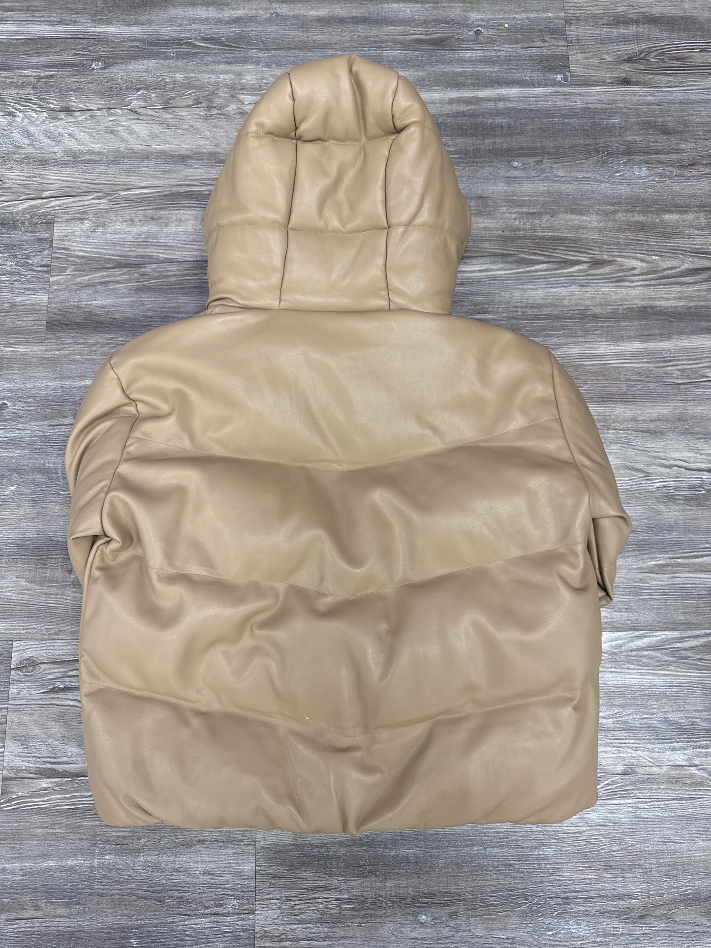 Jacket Puffer & Quilted By Jakke In Tan, Size: Xs