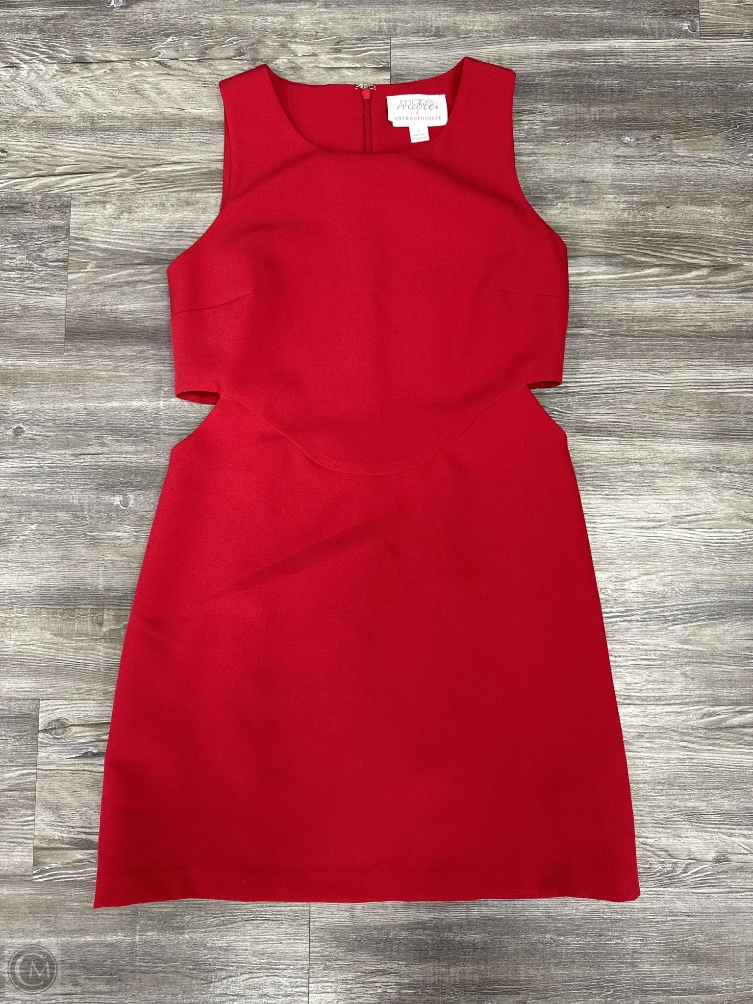 Dress Casual Short By Anthropologie In Red, Size: S Dress Casual Short By Anthropologie In Red, Size: S