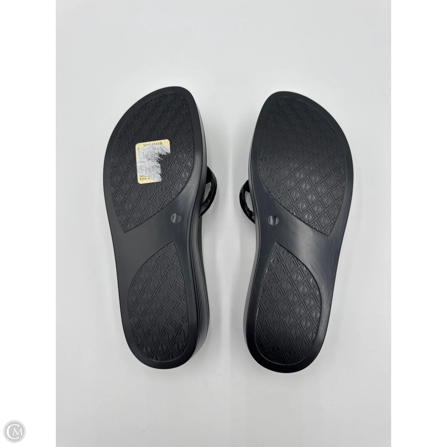 Sandals Heels Platform By Donald Pliner In Black, Size: 8