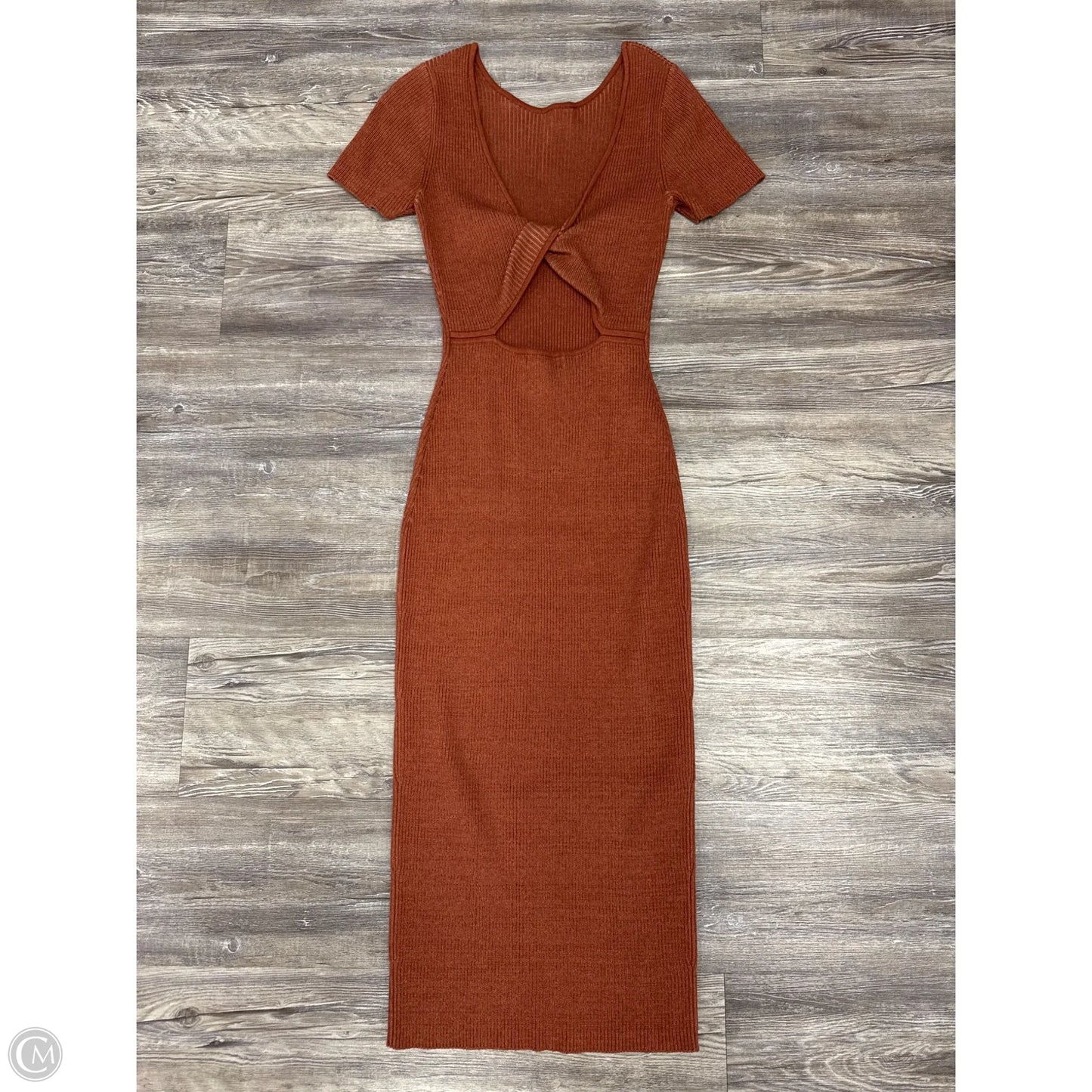 Dress Casual Midi By Naadam In Tan, Size: S