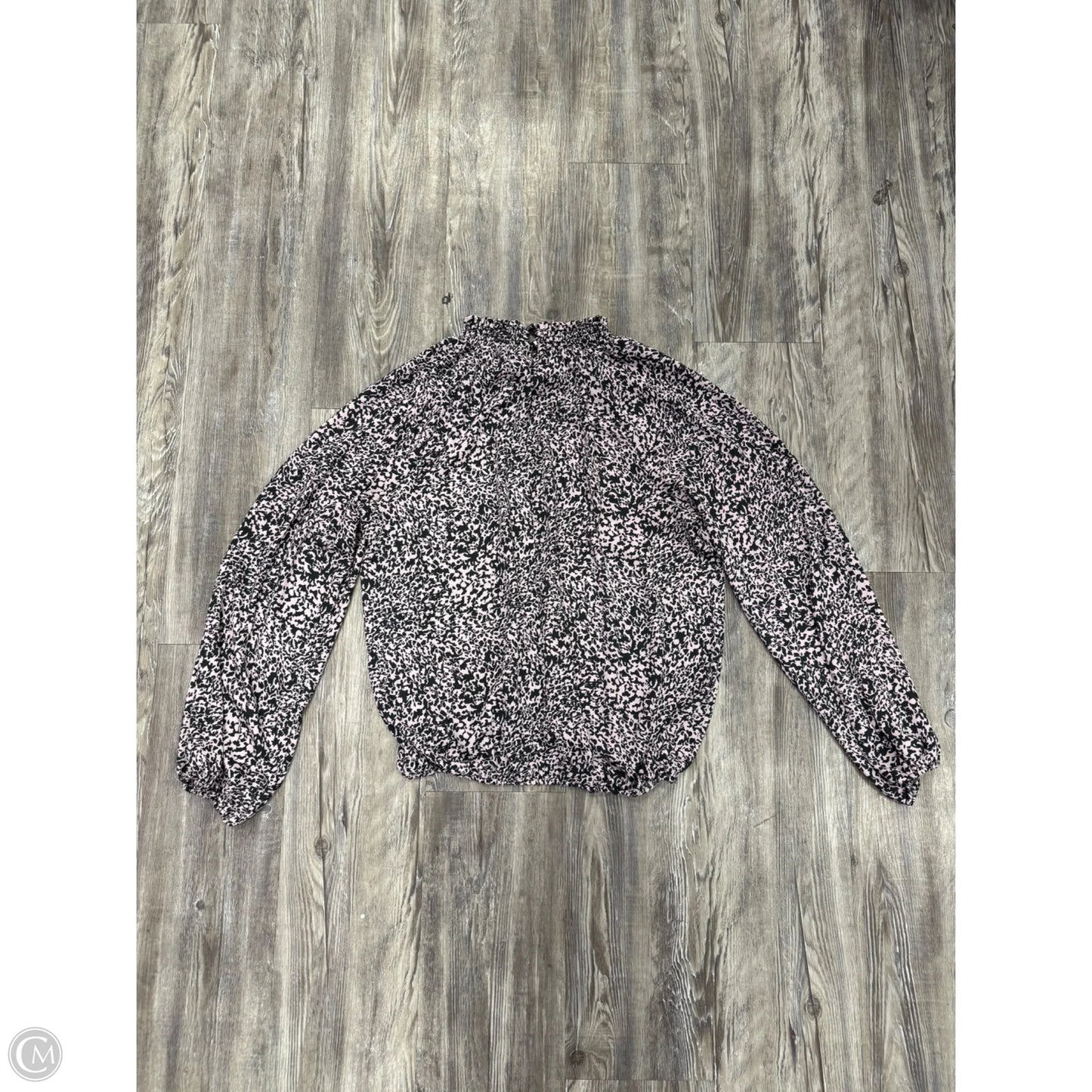 Top Long Sleeve By Allison Joy In Animal Print, Size: L
