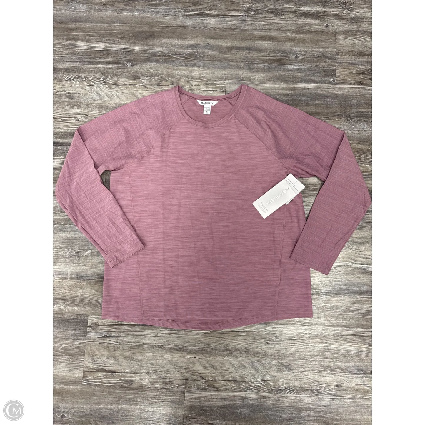 Athletic Top Long Sleeve Crewneck By Athleta In Purple, Size: Xl