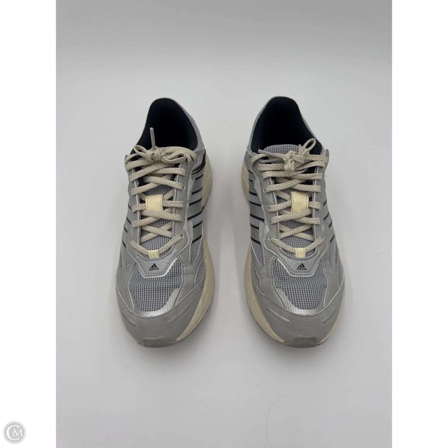Shoes Athletic By Adidas In Grey & White, Size: 9.5
