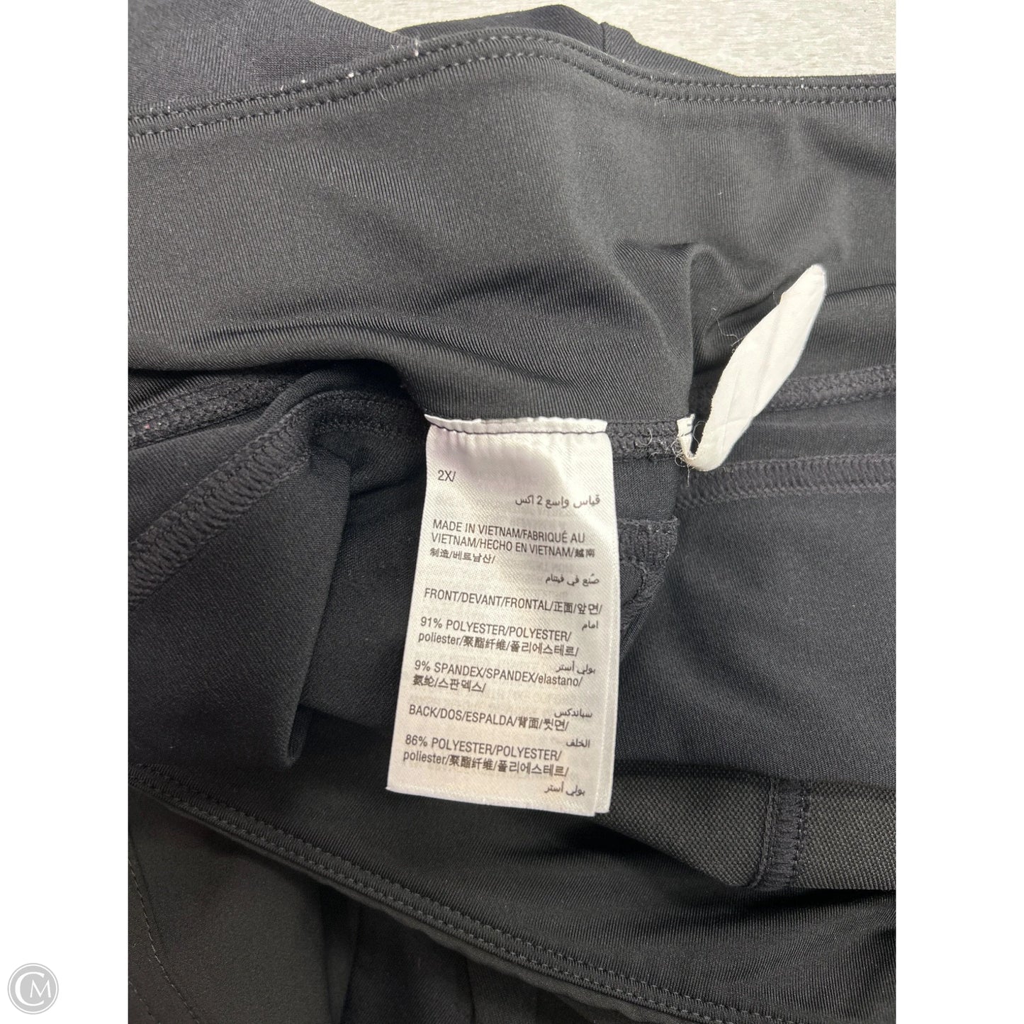 Athletic Pants By Ideology In Black, Size: 2x
