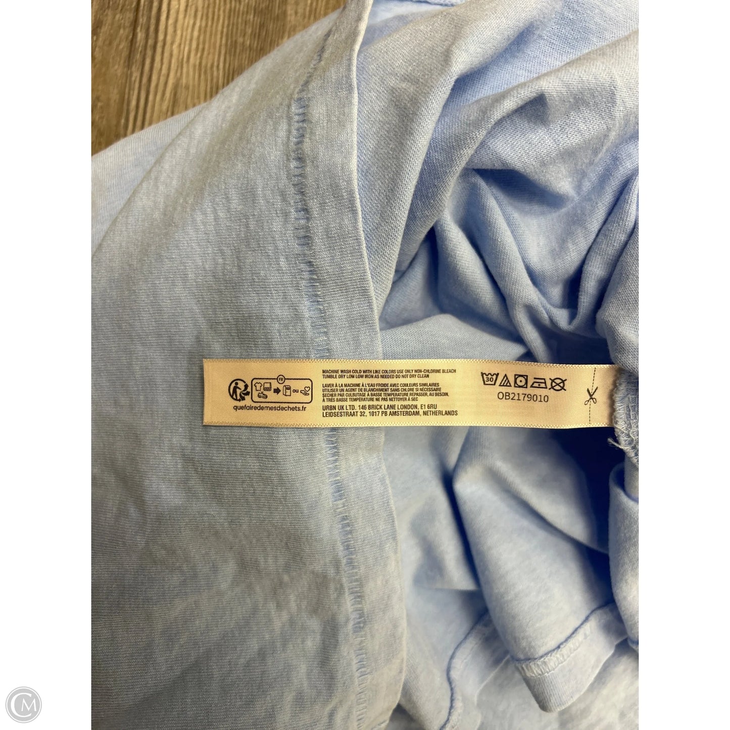 Top Short Sleeve By Free People In Blue, Size: S