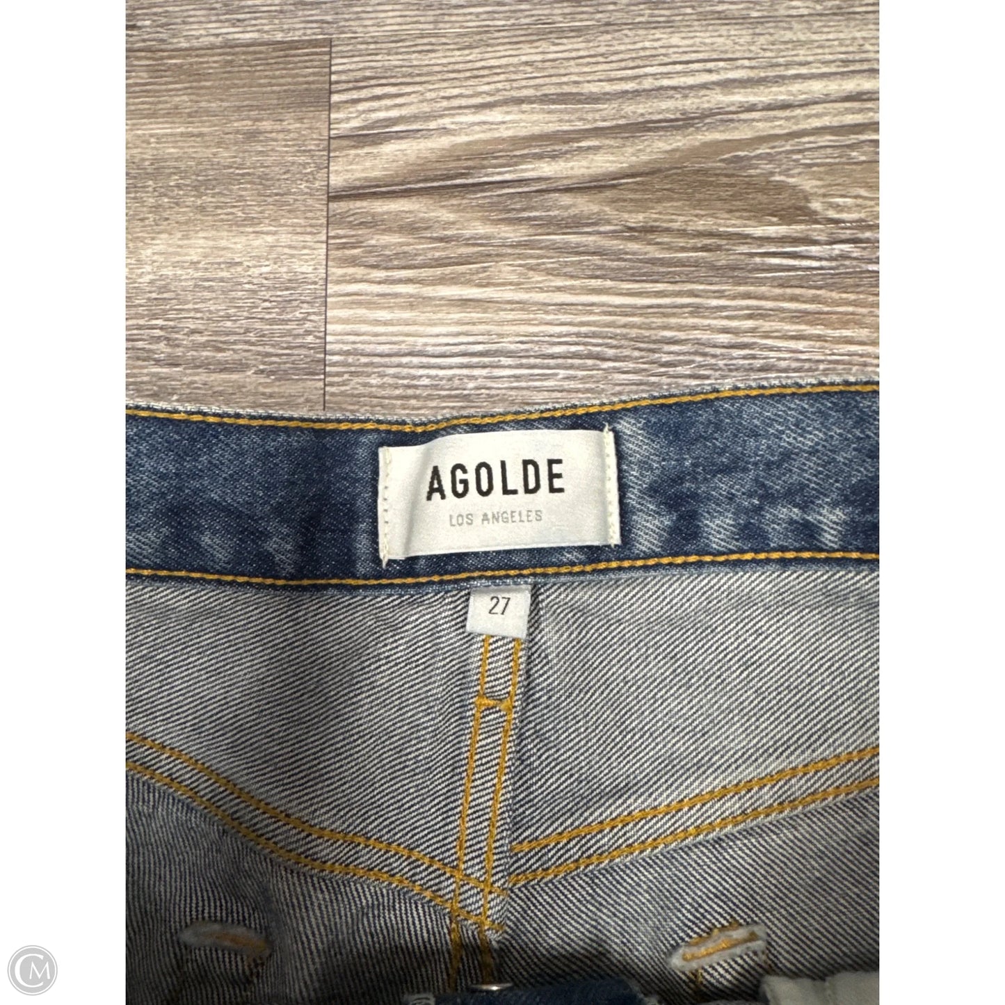 Shorts Designer By Agolde In Blue Denim, Size: 4