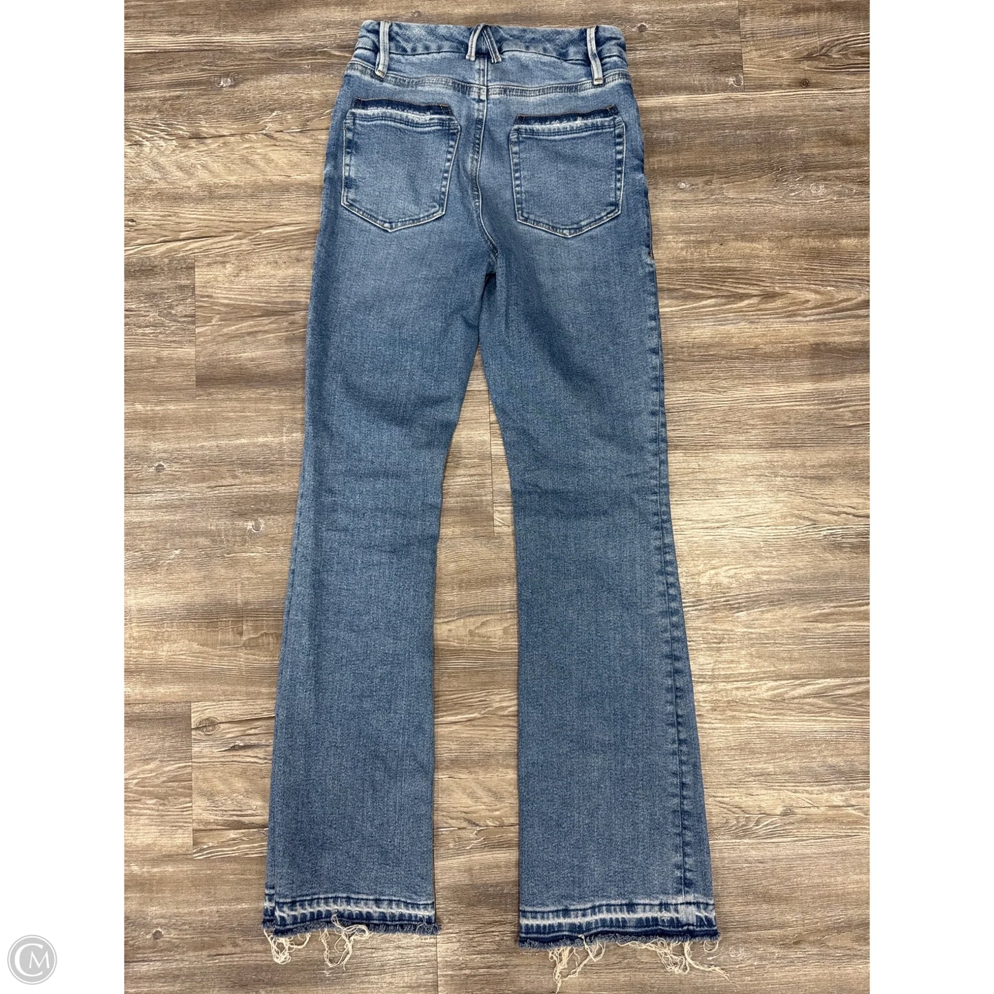 Jeans Designer By Good American In Blue Denim, Size: 2