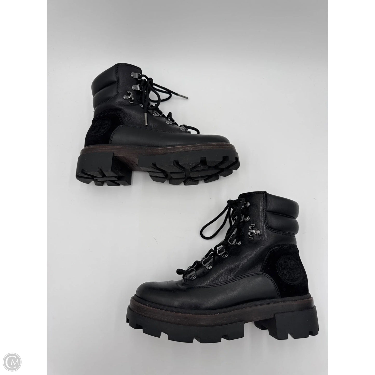 Boots Designer By Tory Burch In Black, Size: 9