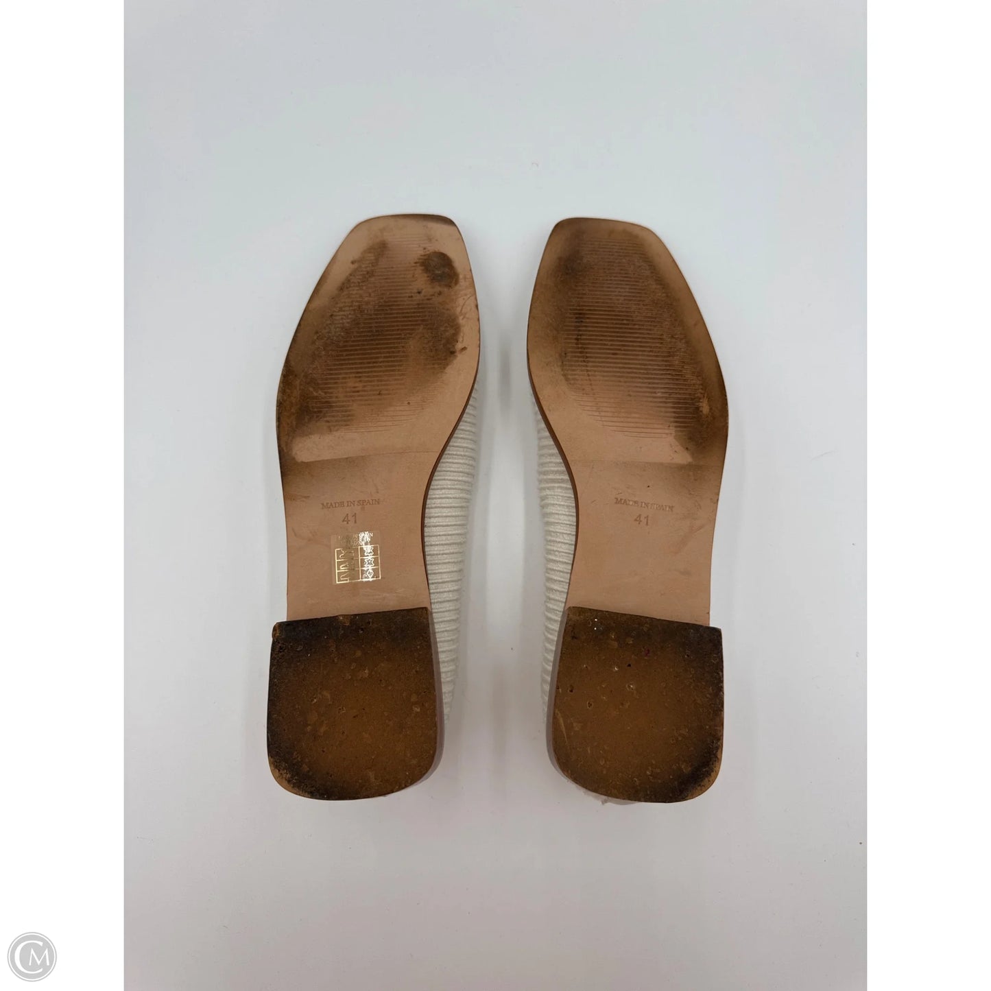 Shoes Flats By Angel Alarcon In Cream, Size: 10