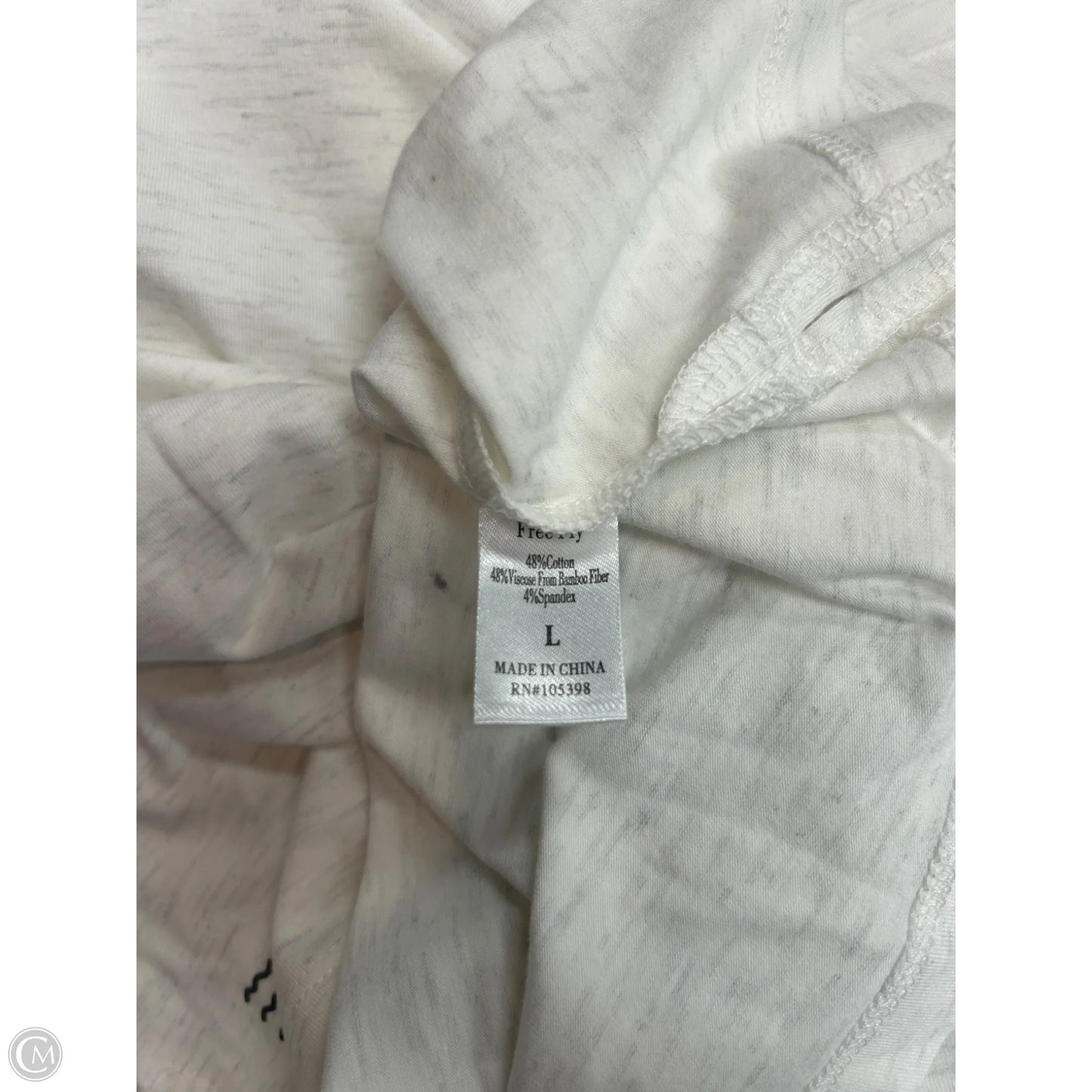 Top Sleeveless By Freefly In Grey, Size: L