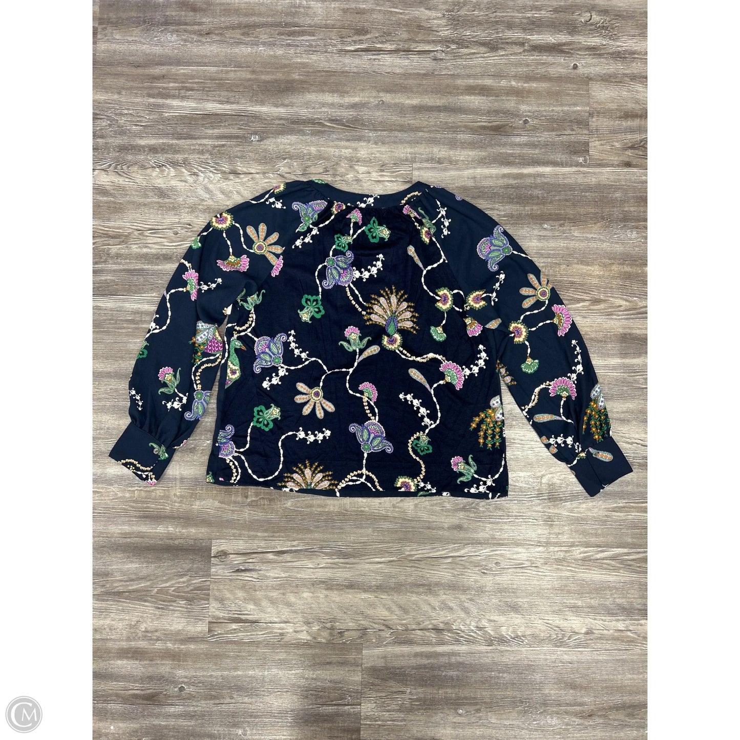 Top Long Sleeve By Loft In Navy, Size: S