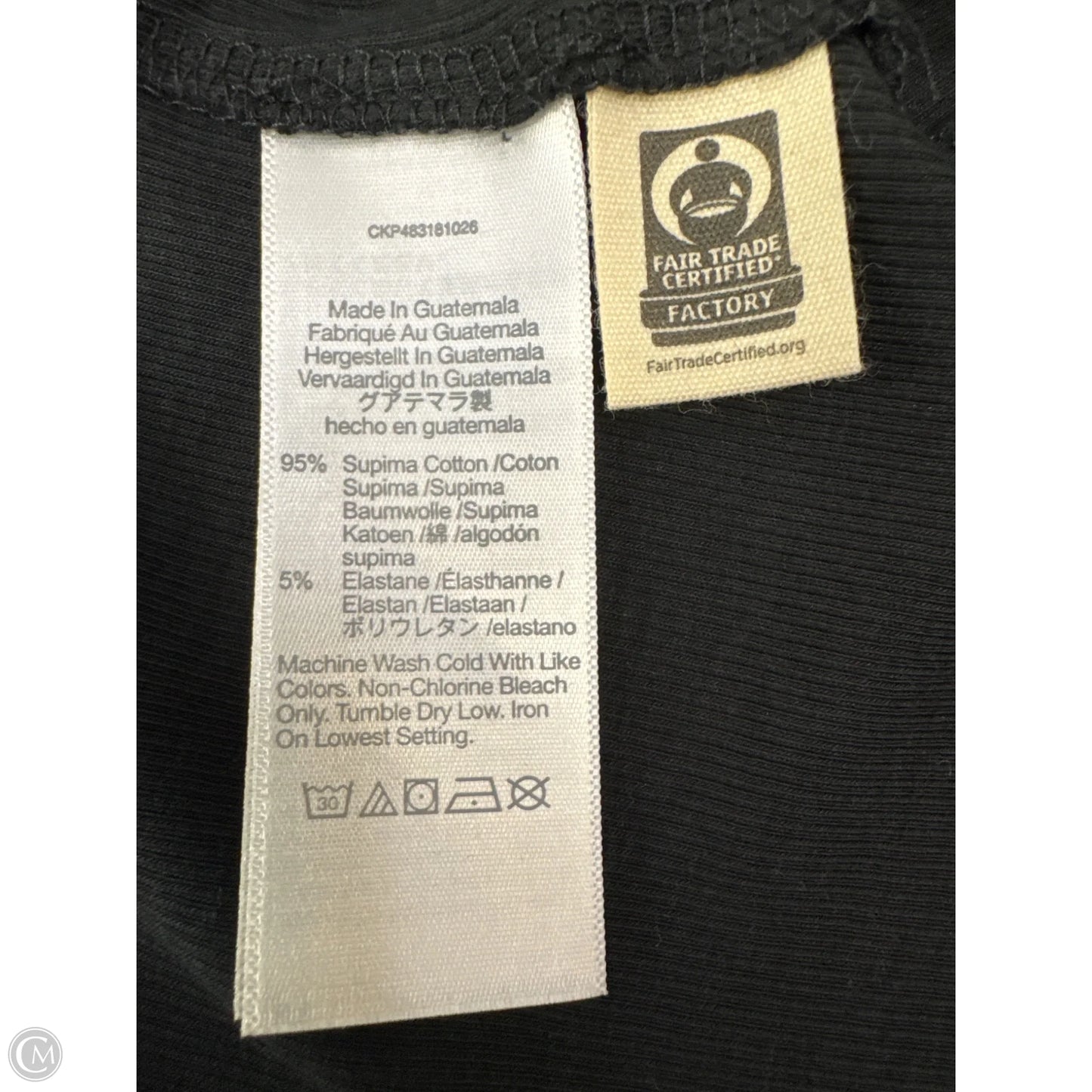 Top Sleeveless Basic By Madewell In Black, Size: L