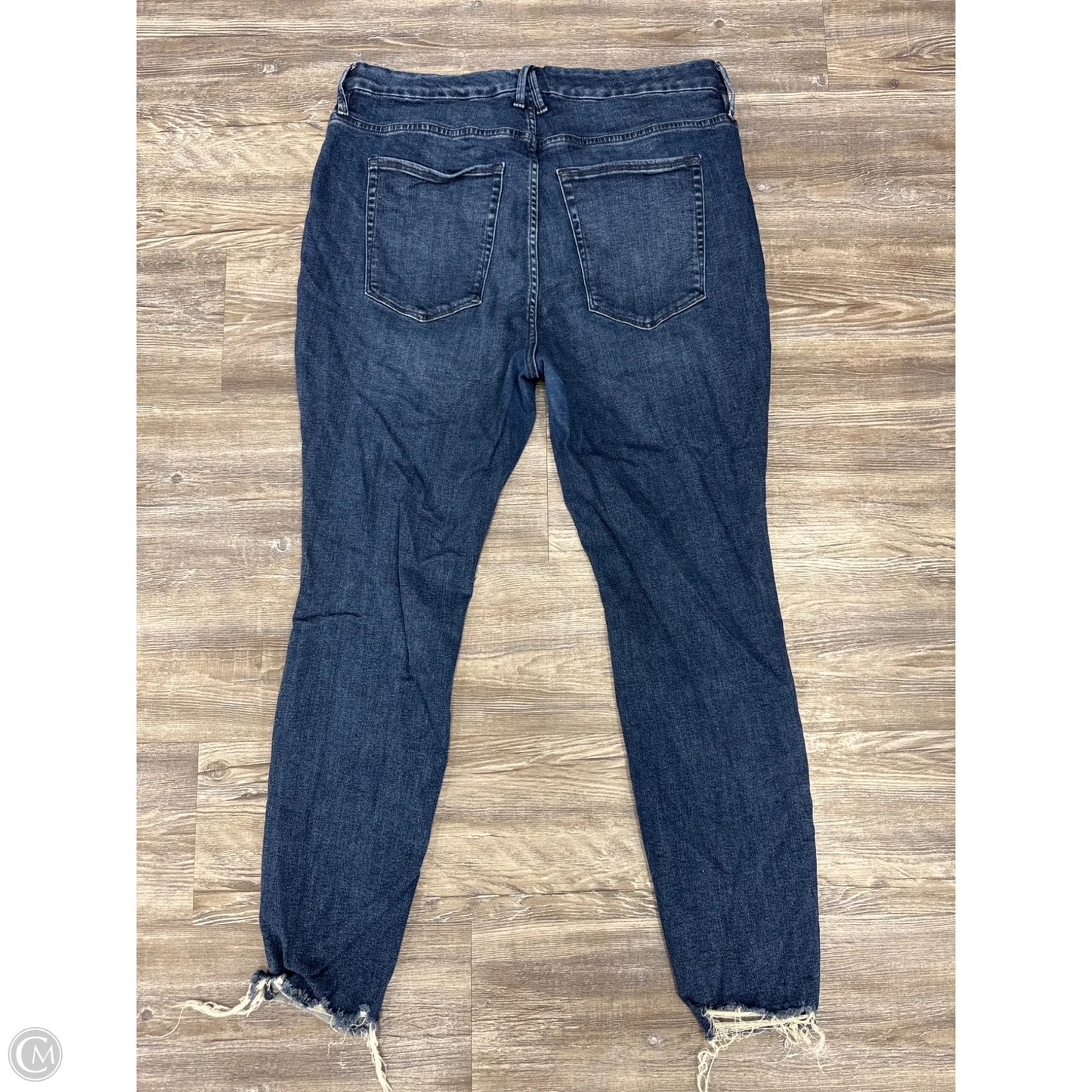 Jeans Designer By Good American In Blue Denim, Size: 18