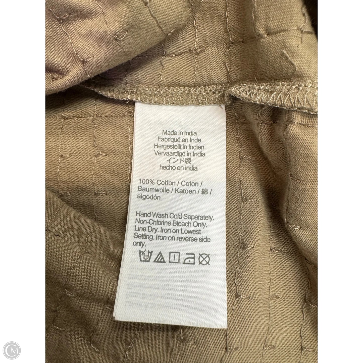 Top Short Sleeve By J. Crew In Bronze, Size: Xs