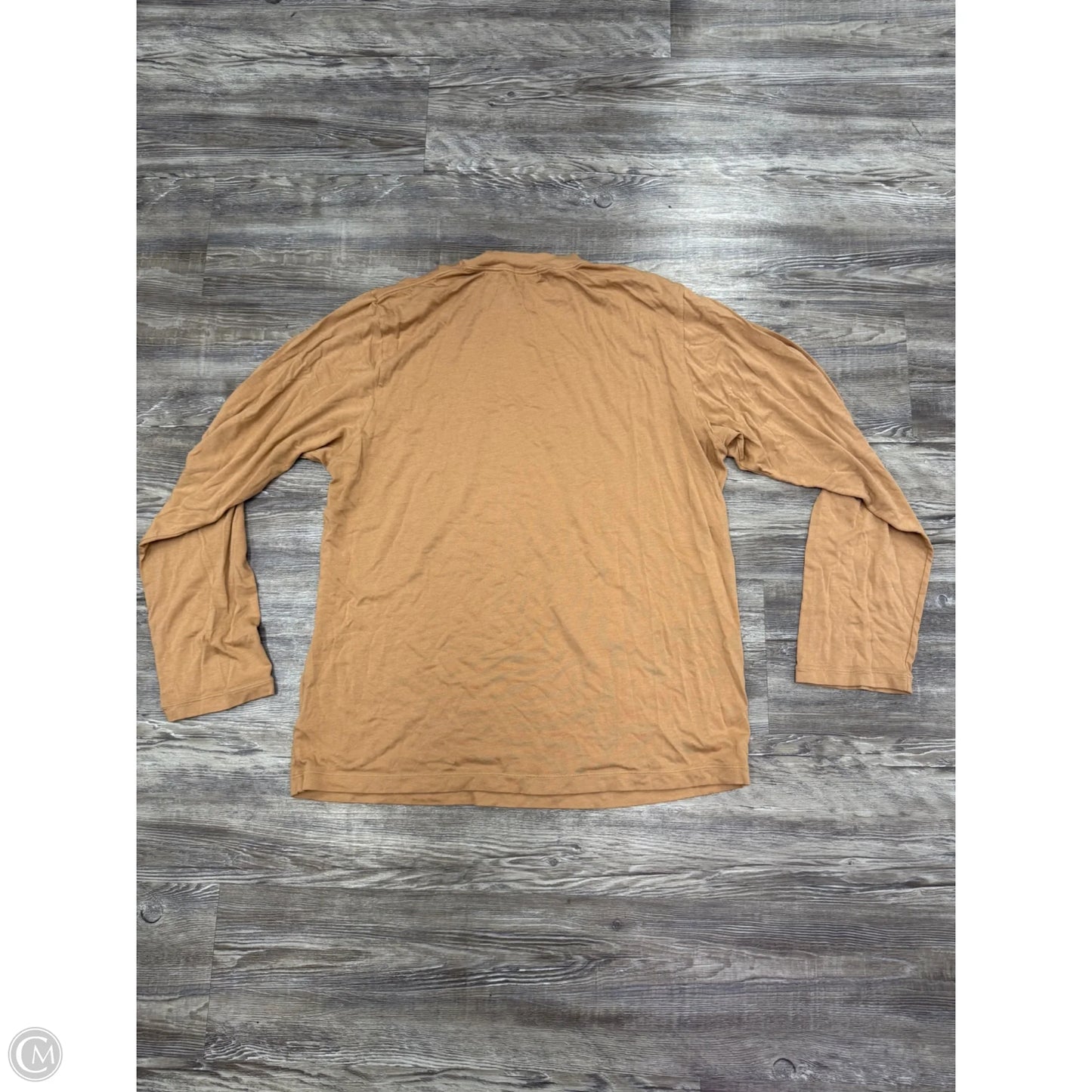 Top Long Sleeve By Skims In Tan, Size: M