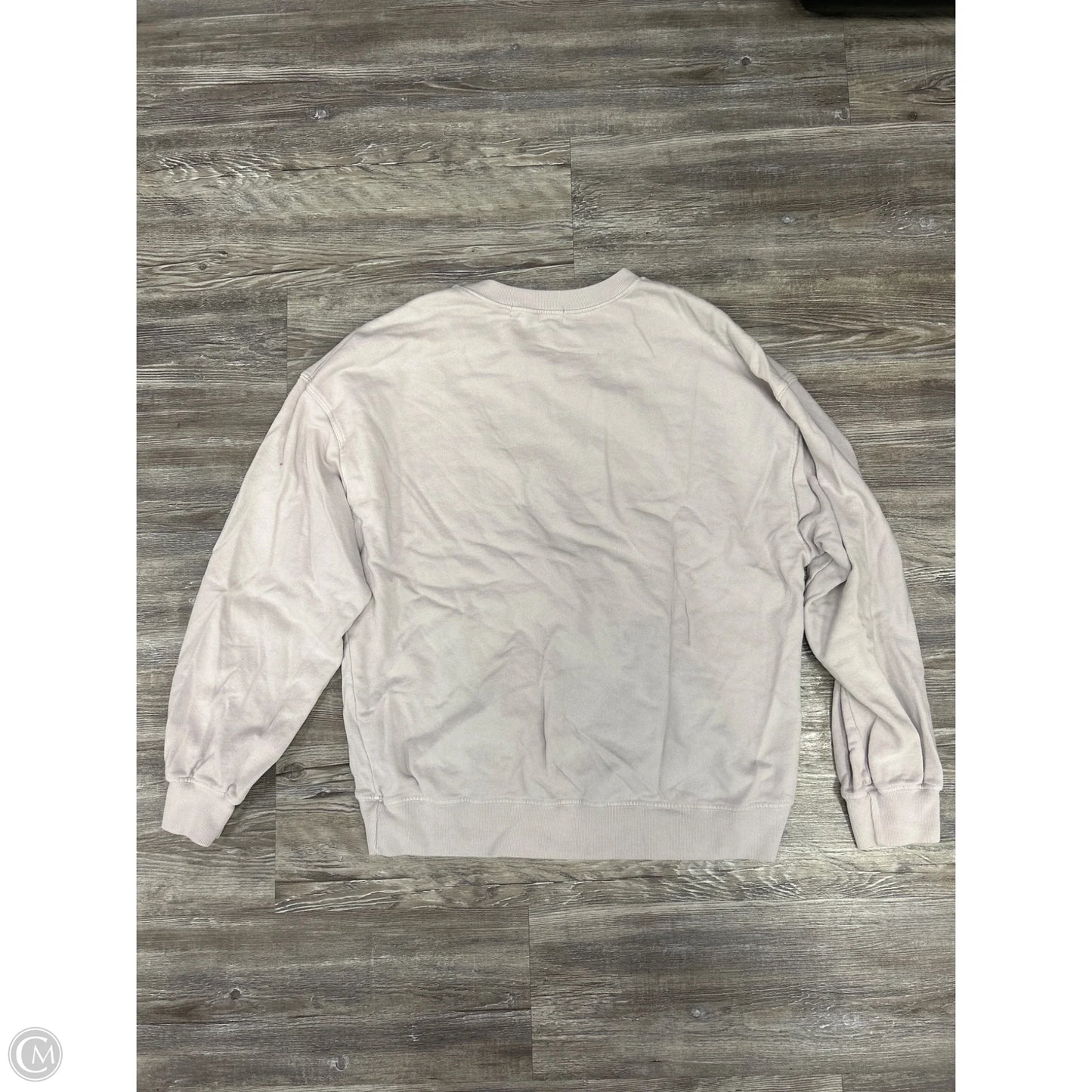 Sweatshirt Crewneck By Daydreamer In Grey, Size: M