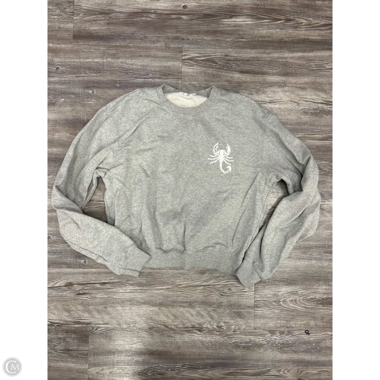 Sweatshirt Designer By Good American In Grey, Size: M