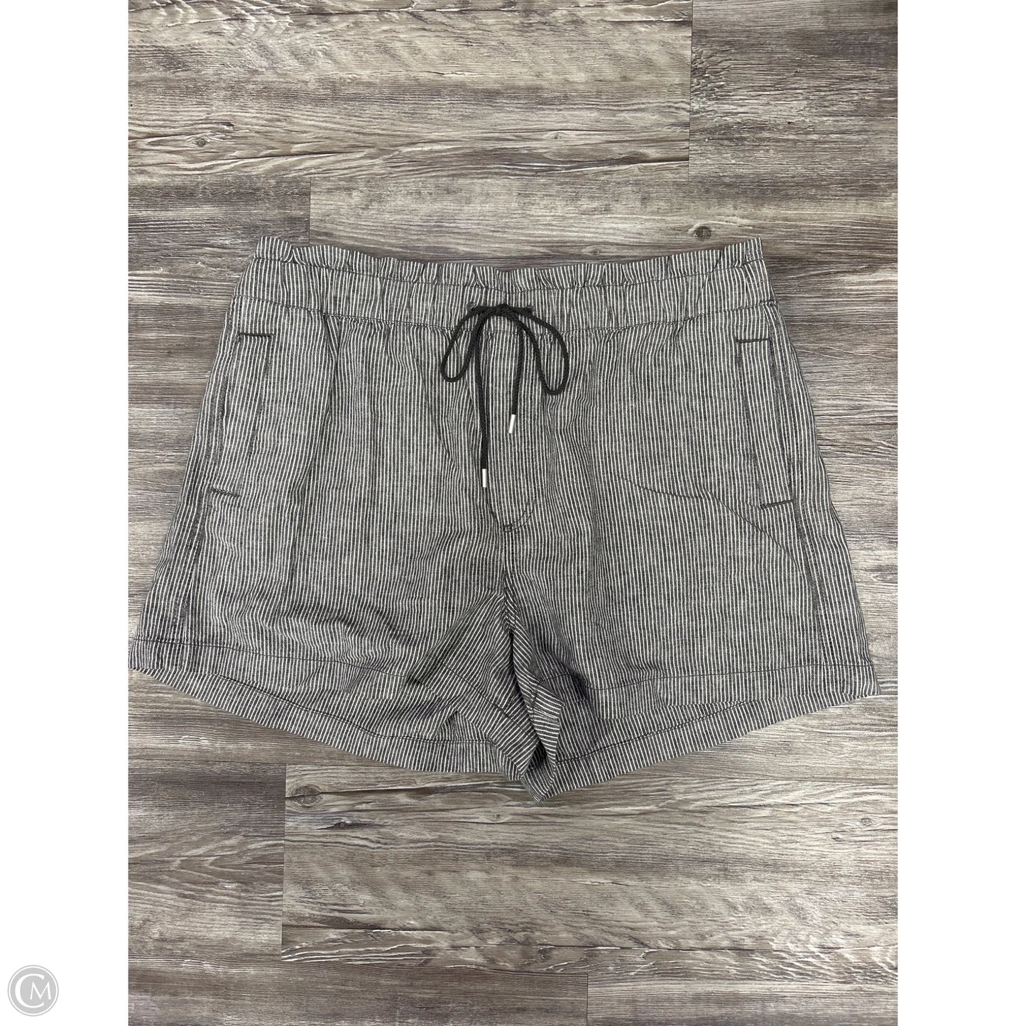 Shorts By Loft In Grey & White, Size: Xl