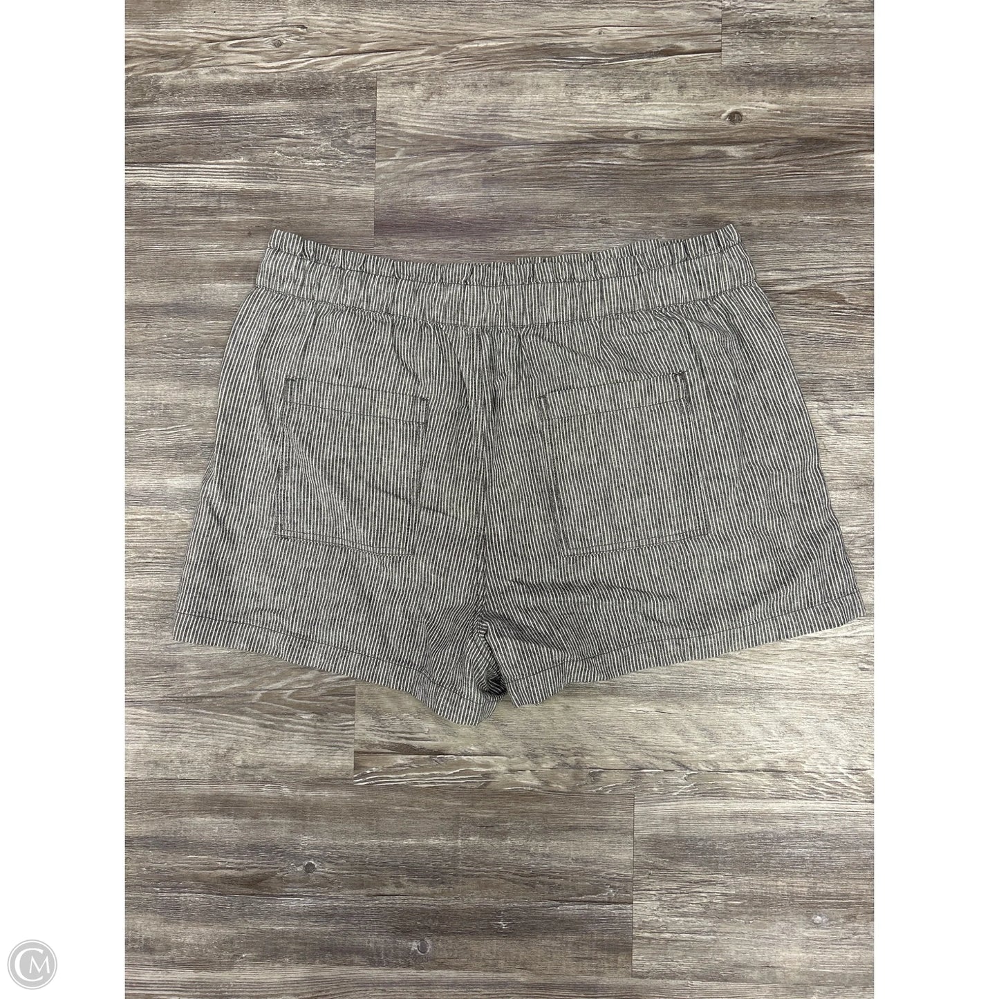 Shorts By Loft In Grey & White, Size: Xl