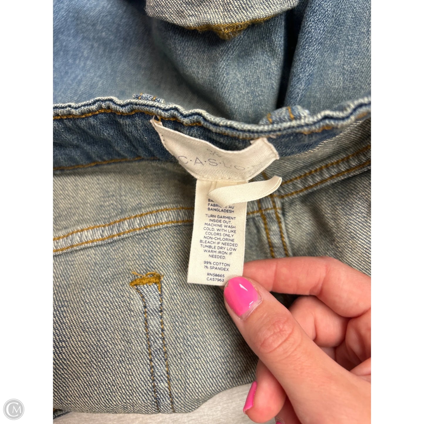 Shorts By Caslon In Blue Denim, Size: 18