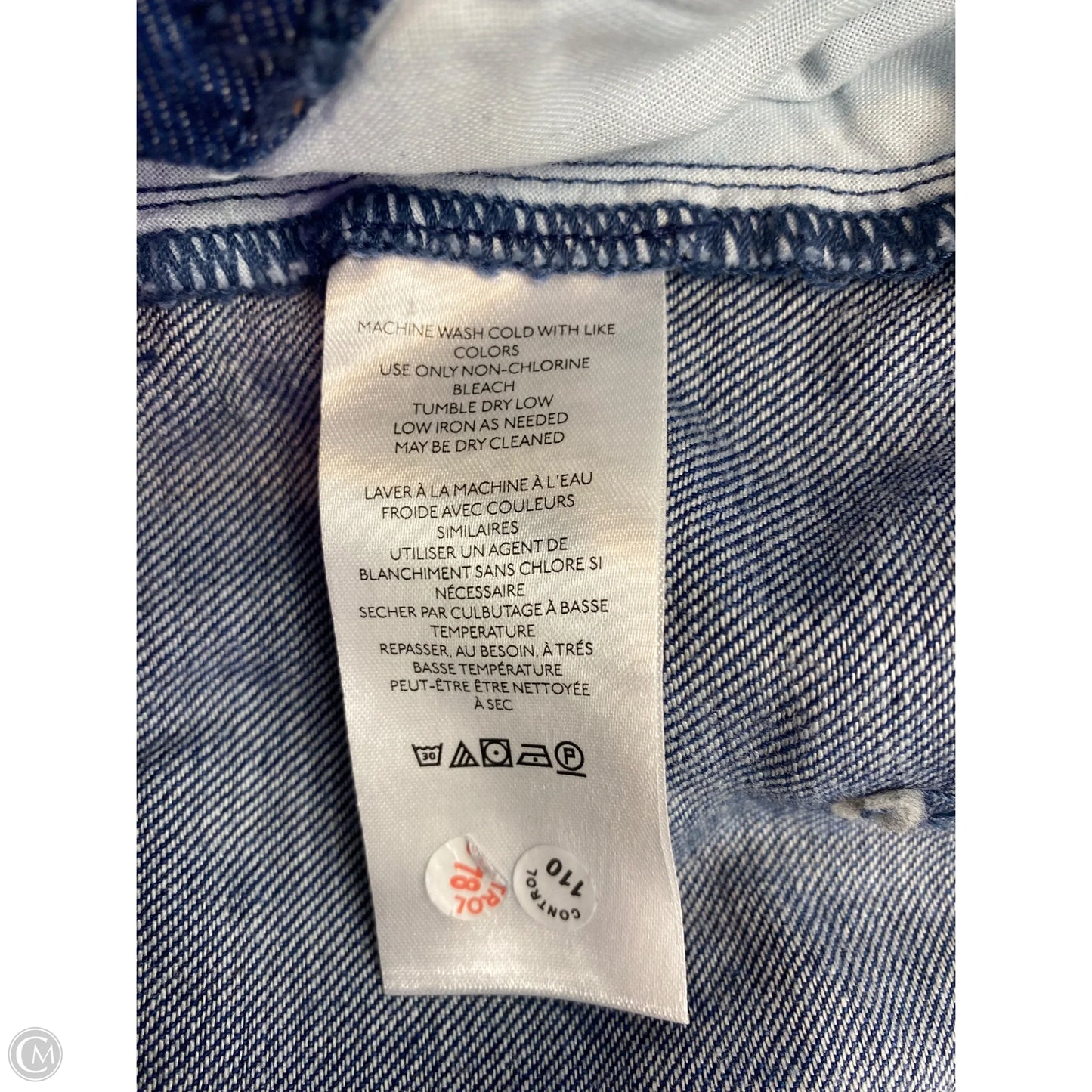 Jeans Wide Leg By Pilcro In Blue Denim, Size: 14