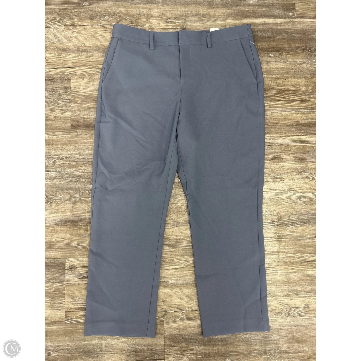 Pants Cropped By Margaret M In Blue & Grey, Size: Lp