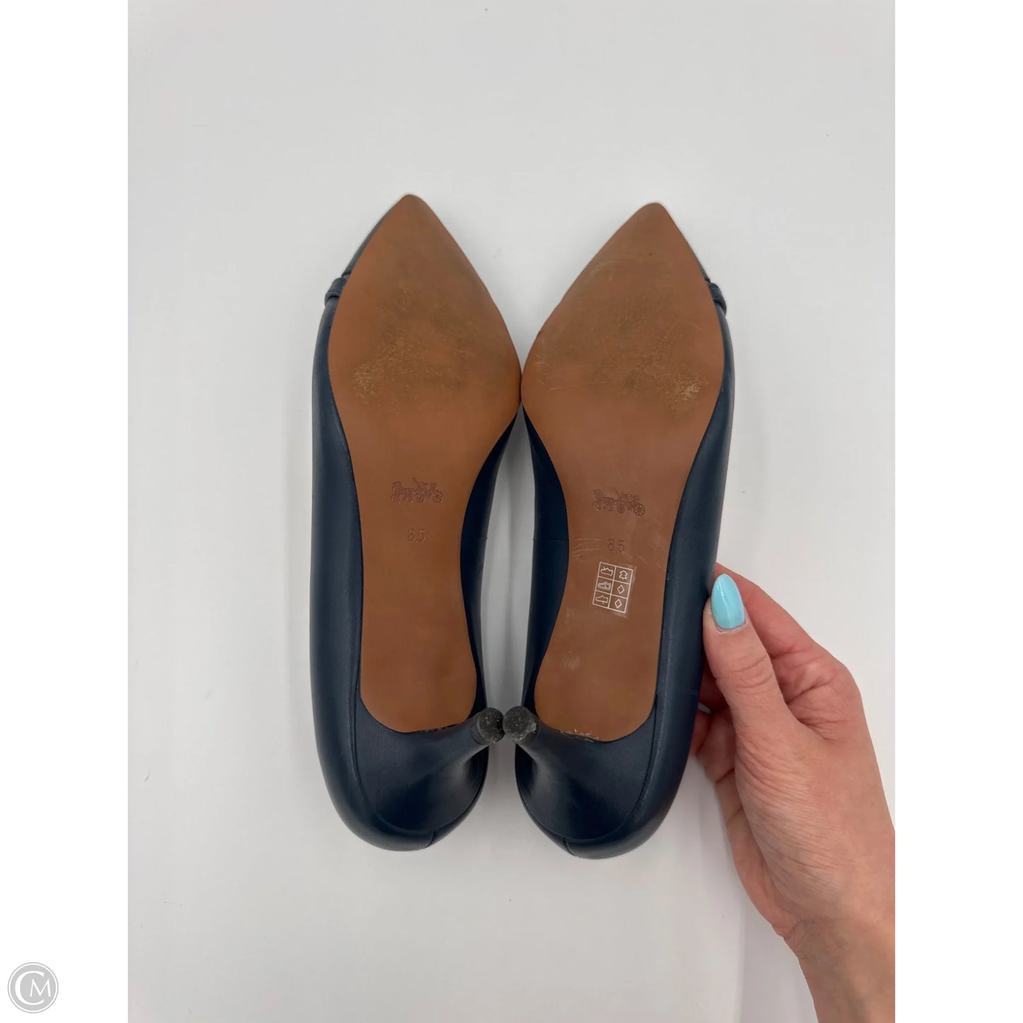 Shoes Designer By Coach In Navy, Size: 8.5