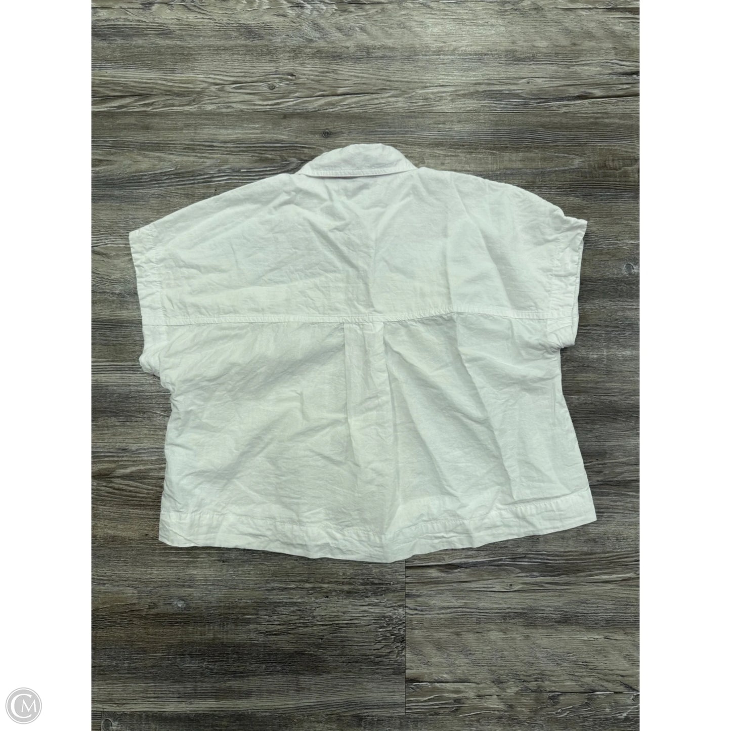 Top Short Sleeve By Madewell In White, Size: Xs