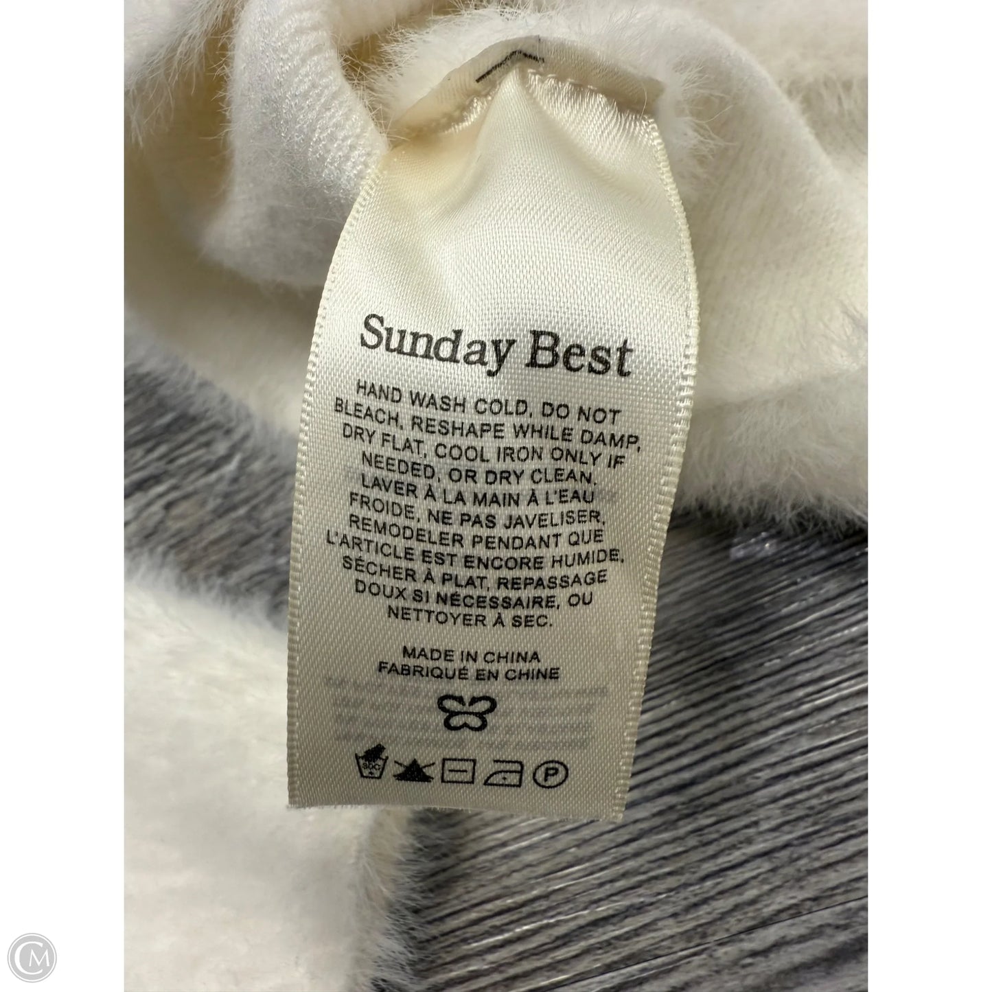 Sweater By Sunday Best In White, Size: Xs