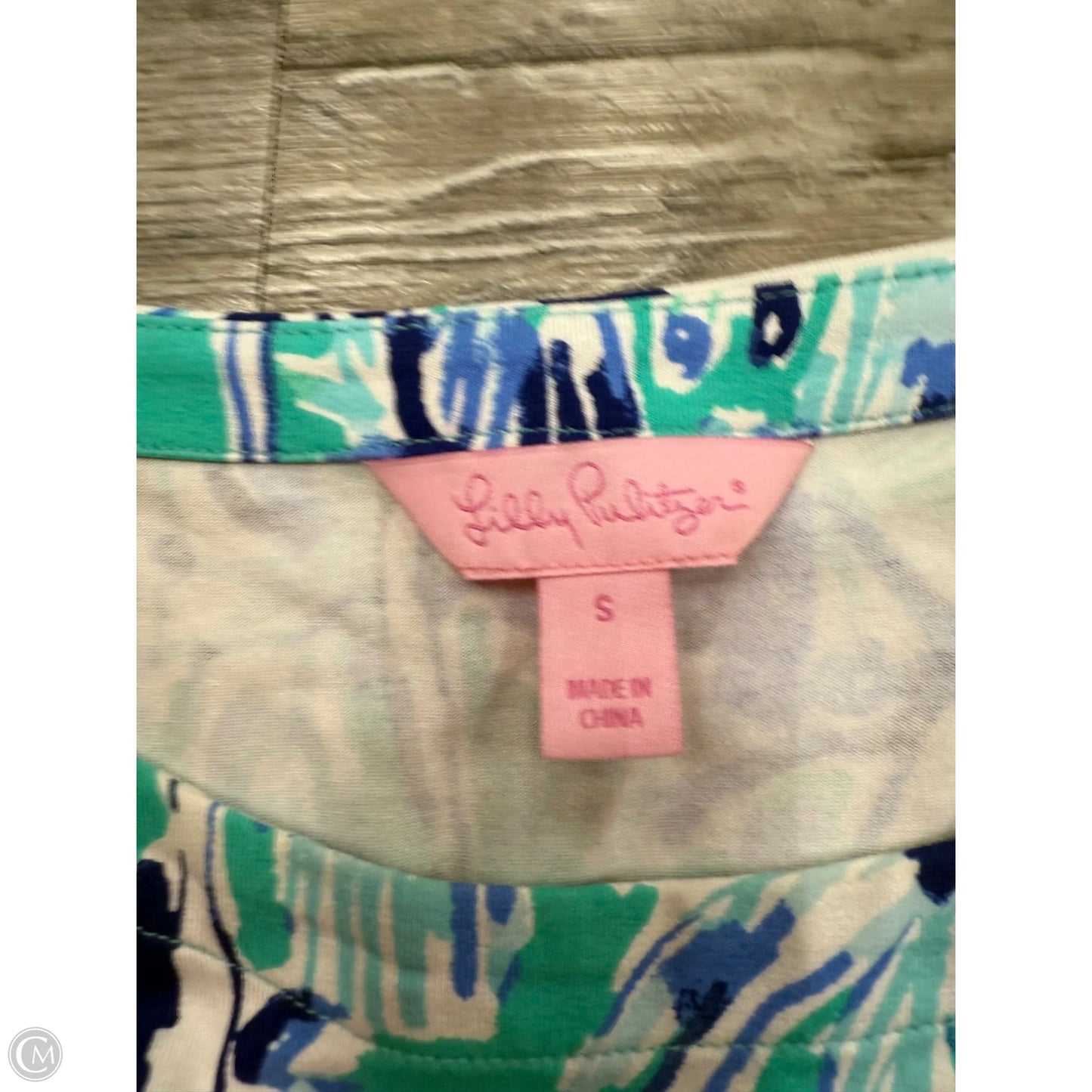 Dress Casual Short By Lilly Pulitzer In Blue & Green, Size: S