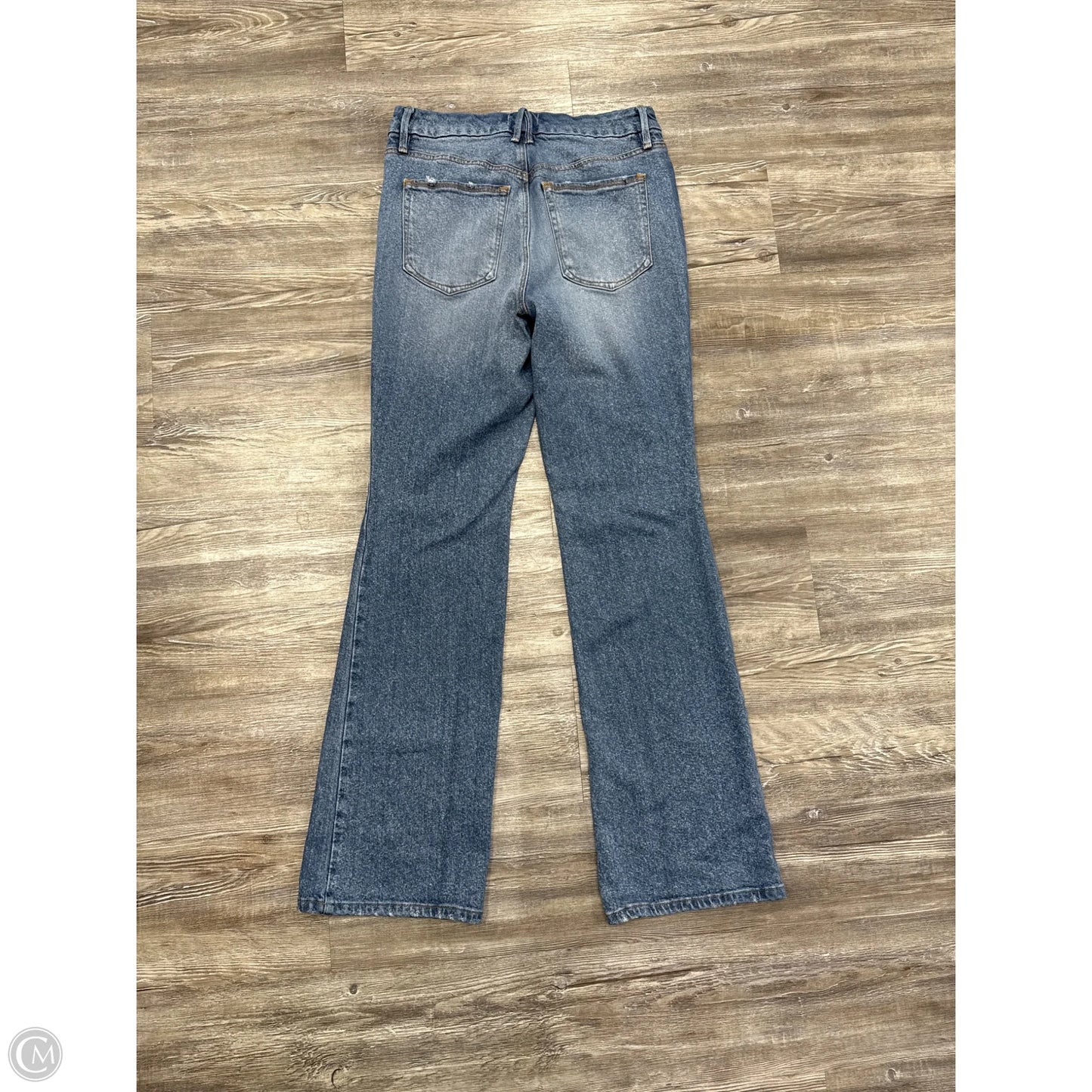 Jeans Designer By Good American In Blue Denim, Size: 10