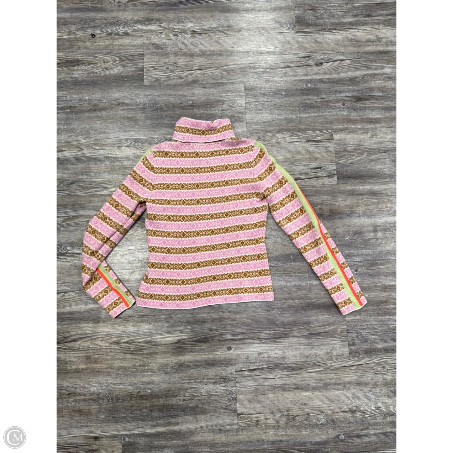 Sweater By Maeve In Pink & Tan, Size: S