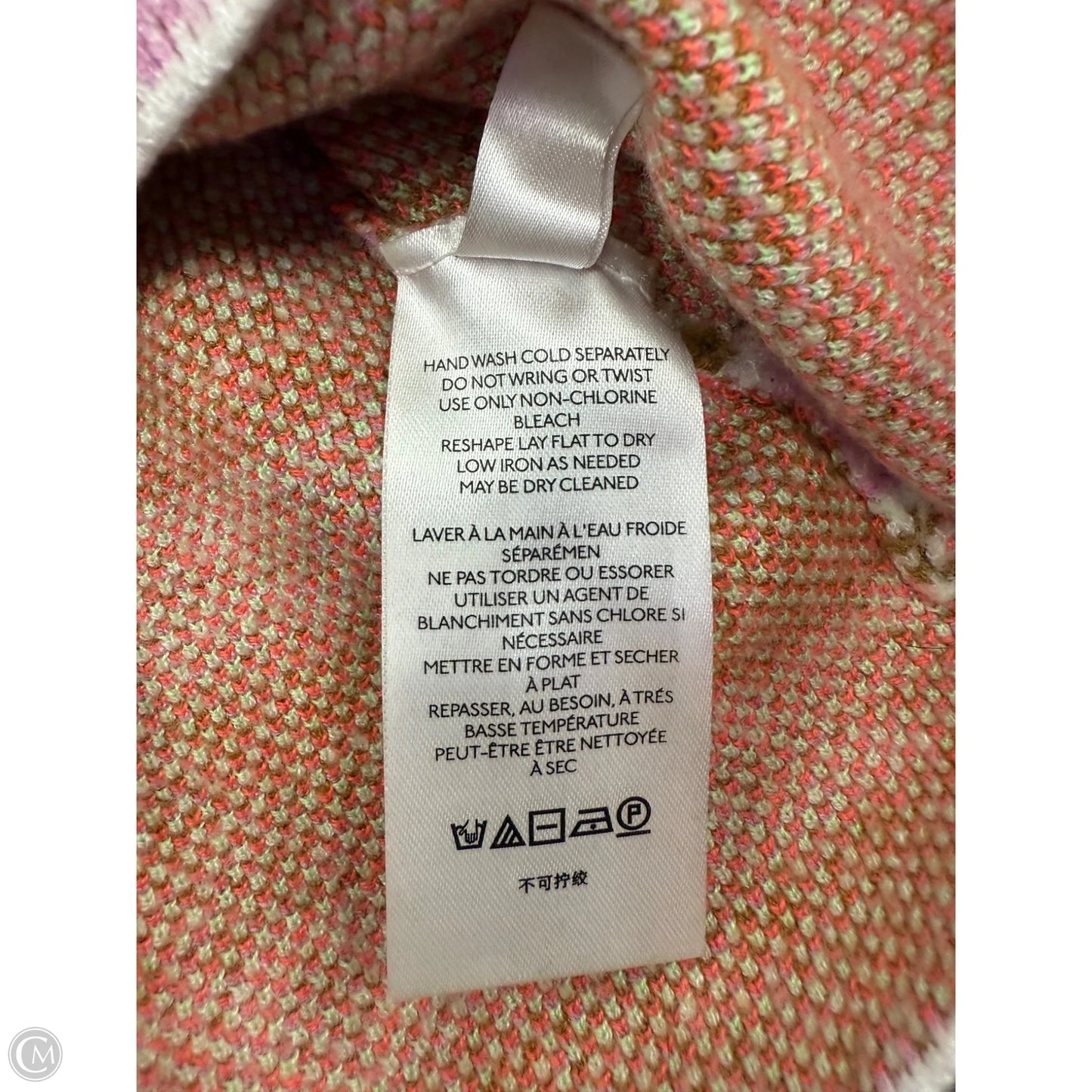 Sweater By Maeve In Pink & Tan, Size: S