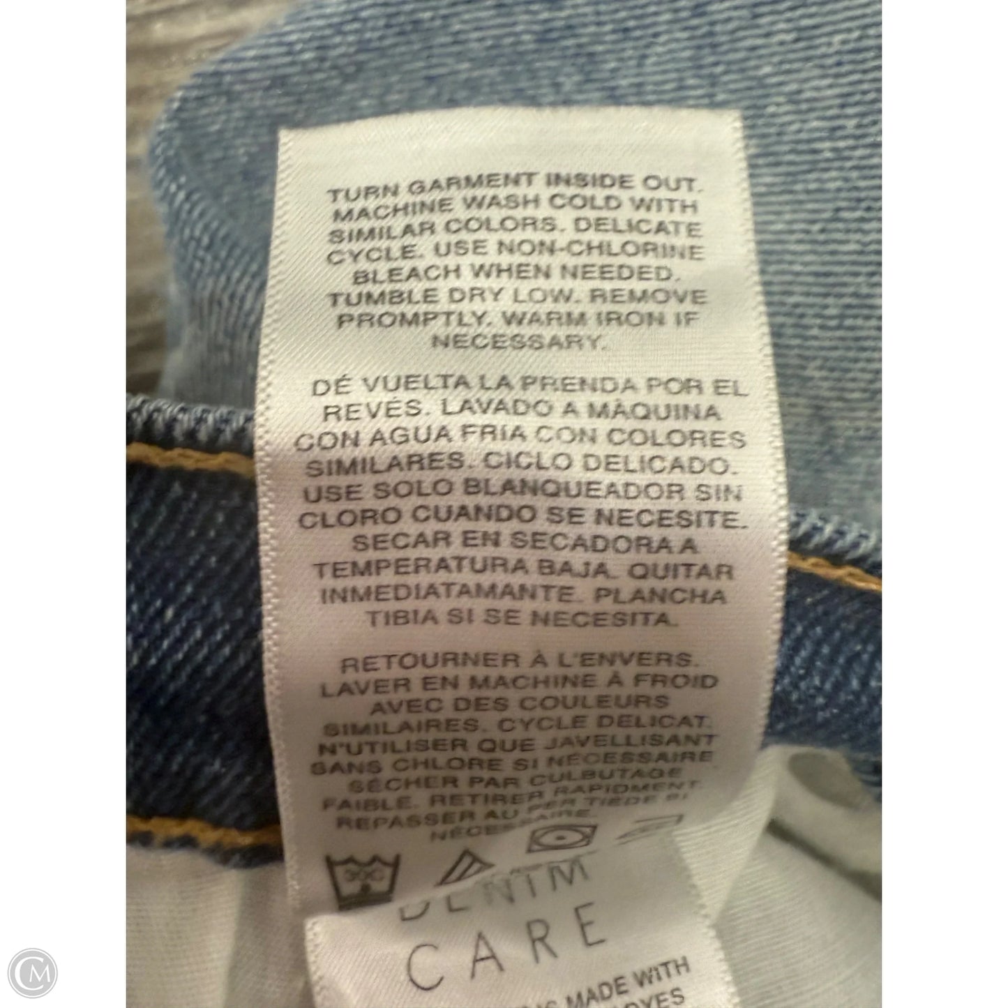 Shorts By Kensie In Blue Denim, Size: 8