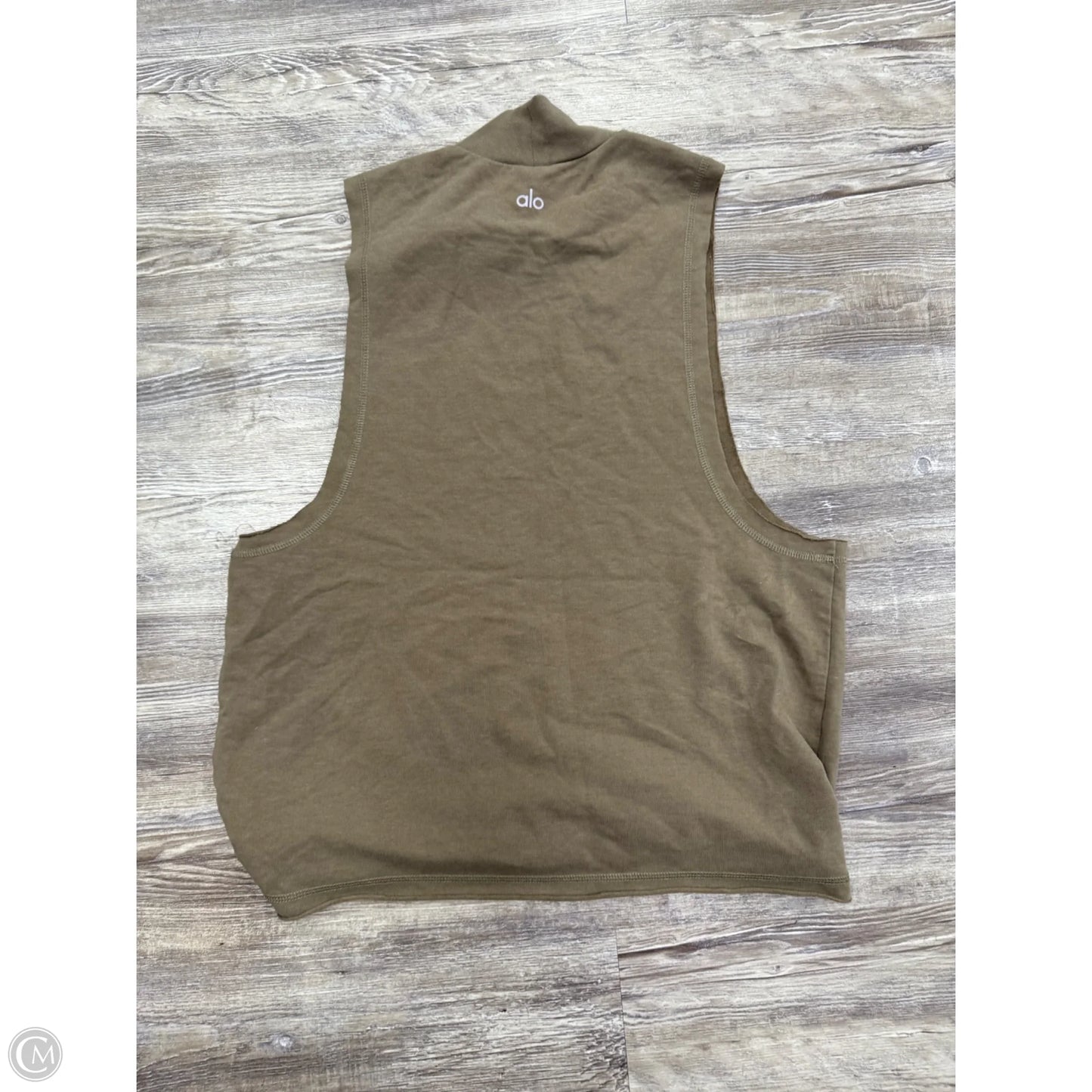 Athletic Tank Top By Alo In Green, Size: S