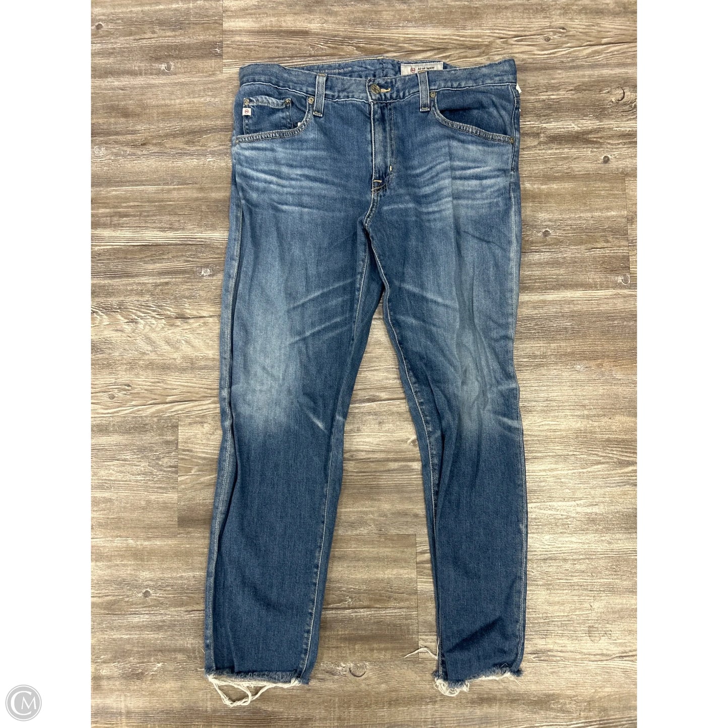 Jeans Designer By Ag Jeans In Blue Denim, Size: 10