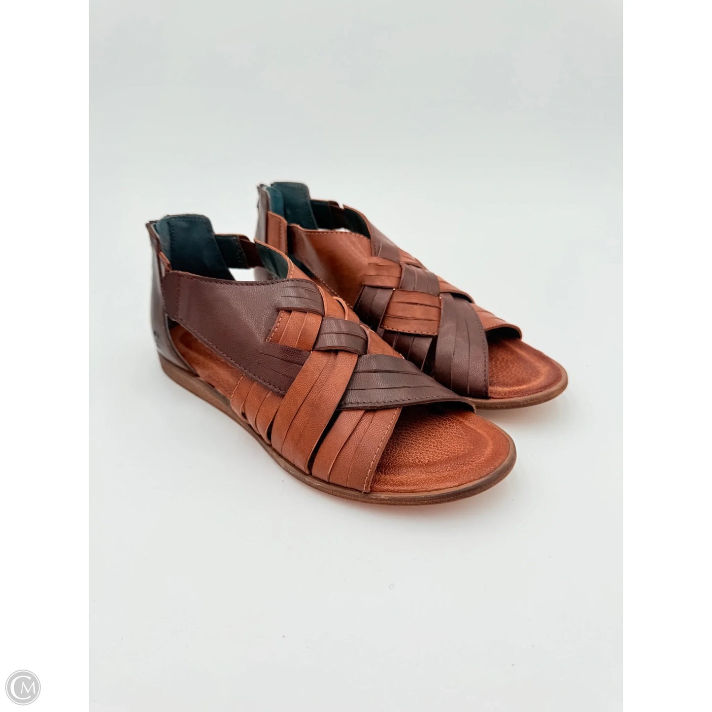 Sandals Flats By Bed Stu In Brown, Size: 8