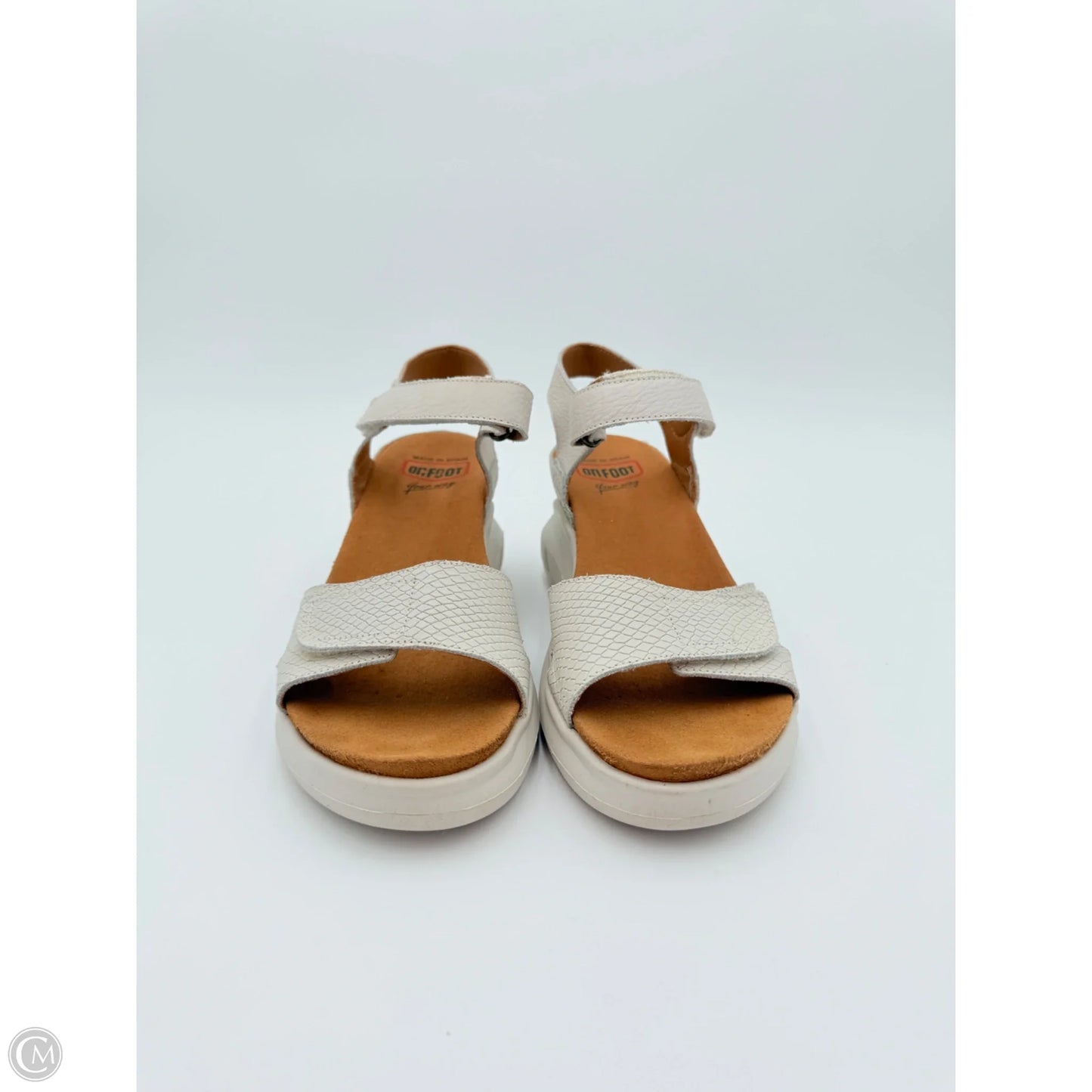 Sandals Heels Stiletto By On Foot In Cream, Size: 7.5