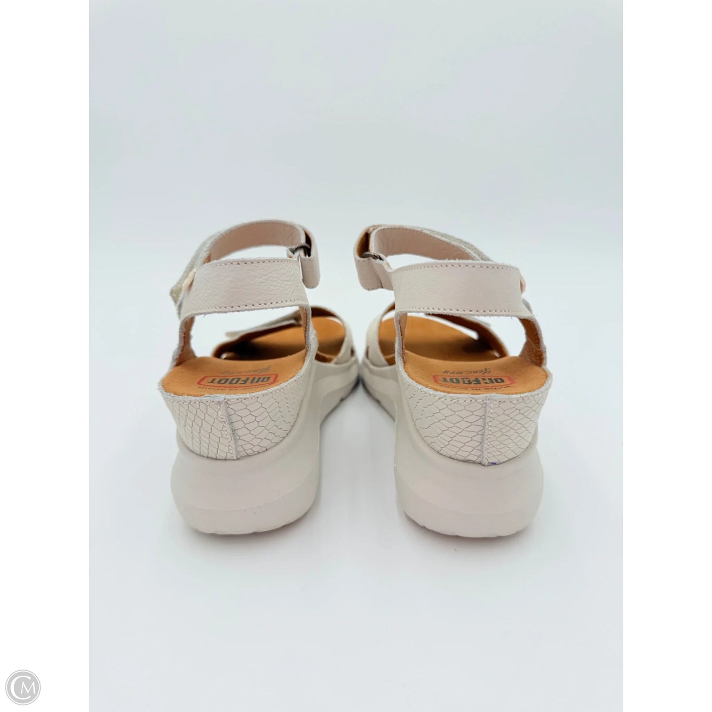 Sandals Heels Stiletto By On Foot In Cream, Size: 7.5