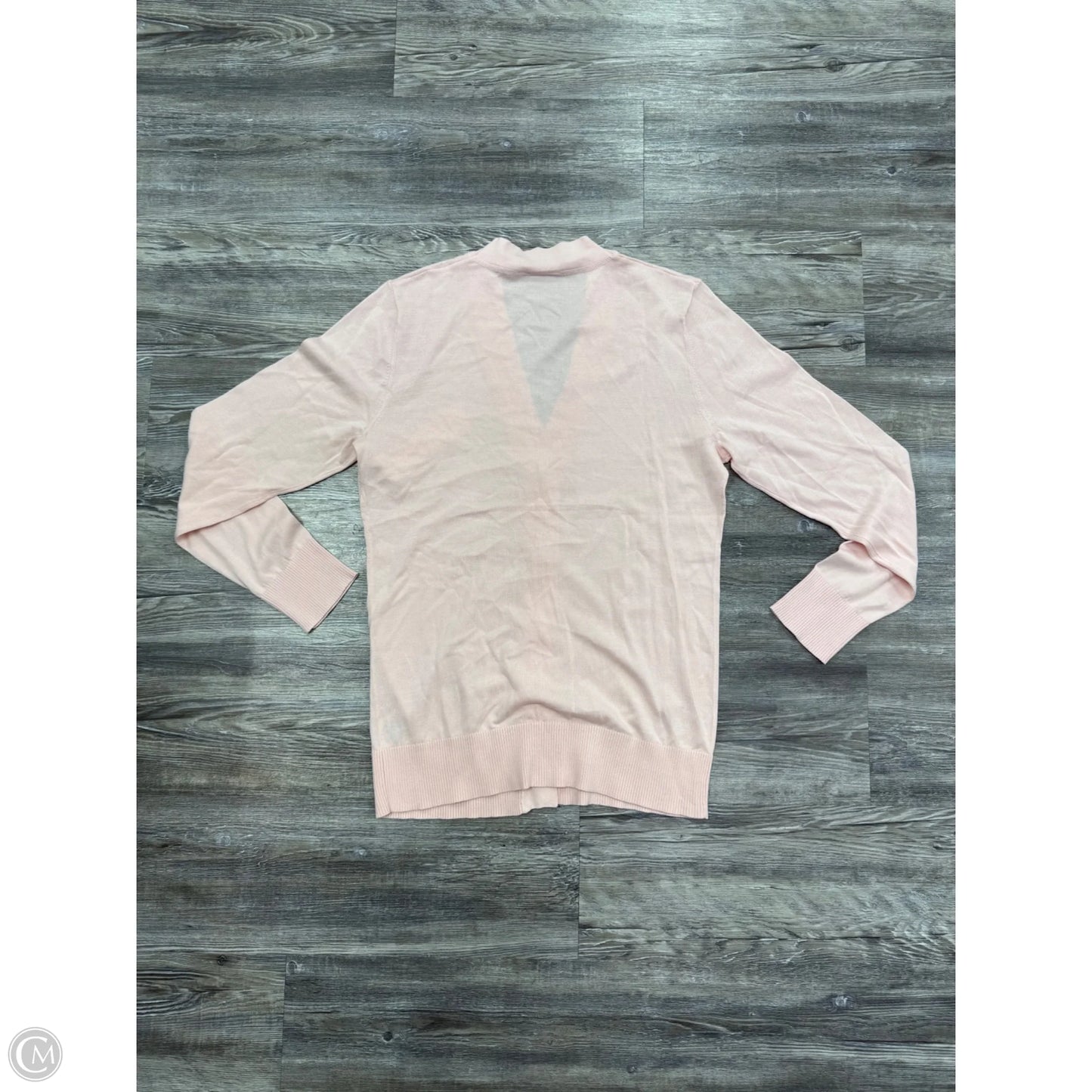 Sweater Cardigan Designer By Tory Burch In Pink, Size: L