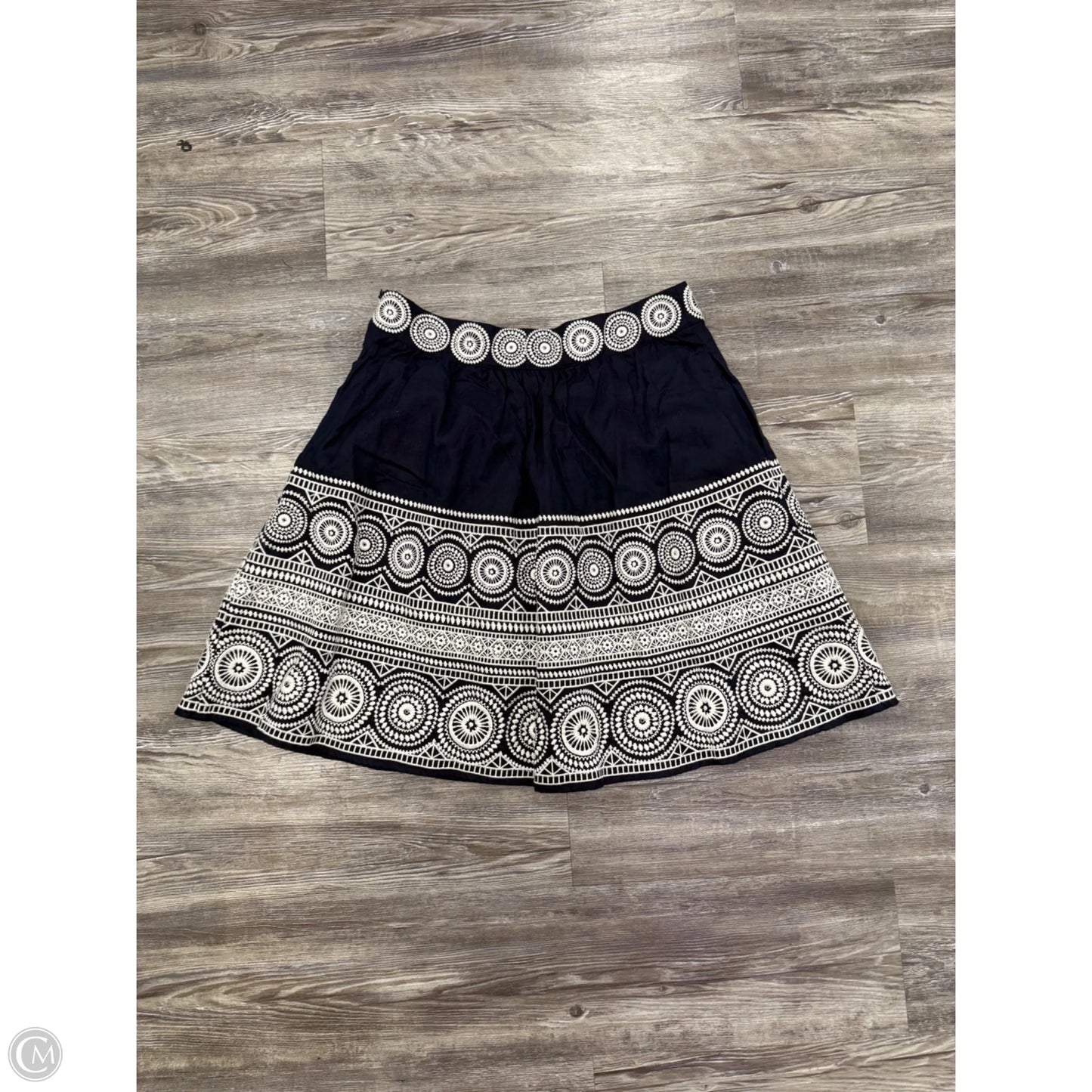 Skirt Mini & Short By Boden In Blue & White, Size: 8